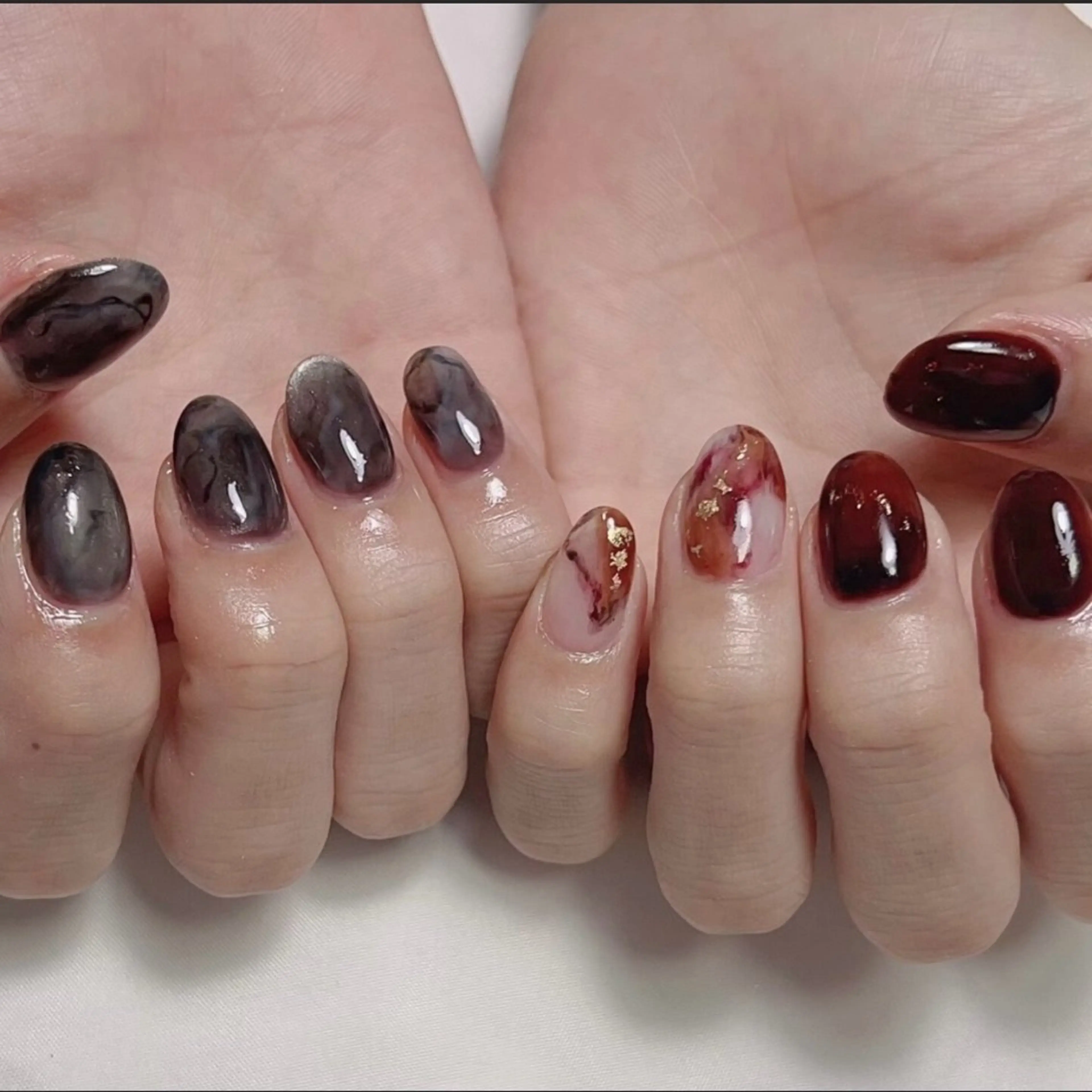 ネイル アートネイル フレンチネイル ジェルネイル グラデーション 韓国ネイル ハンドネイル ハンドケア さくら💮💮 【オフ無料】のネイルデザイン