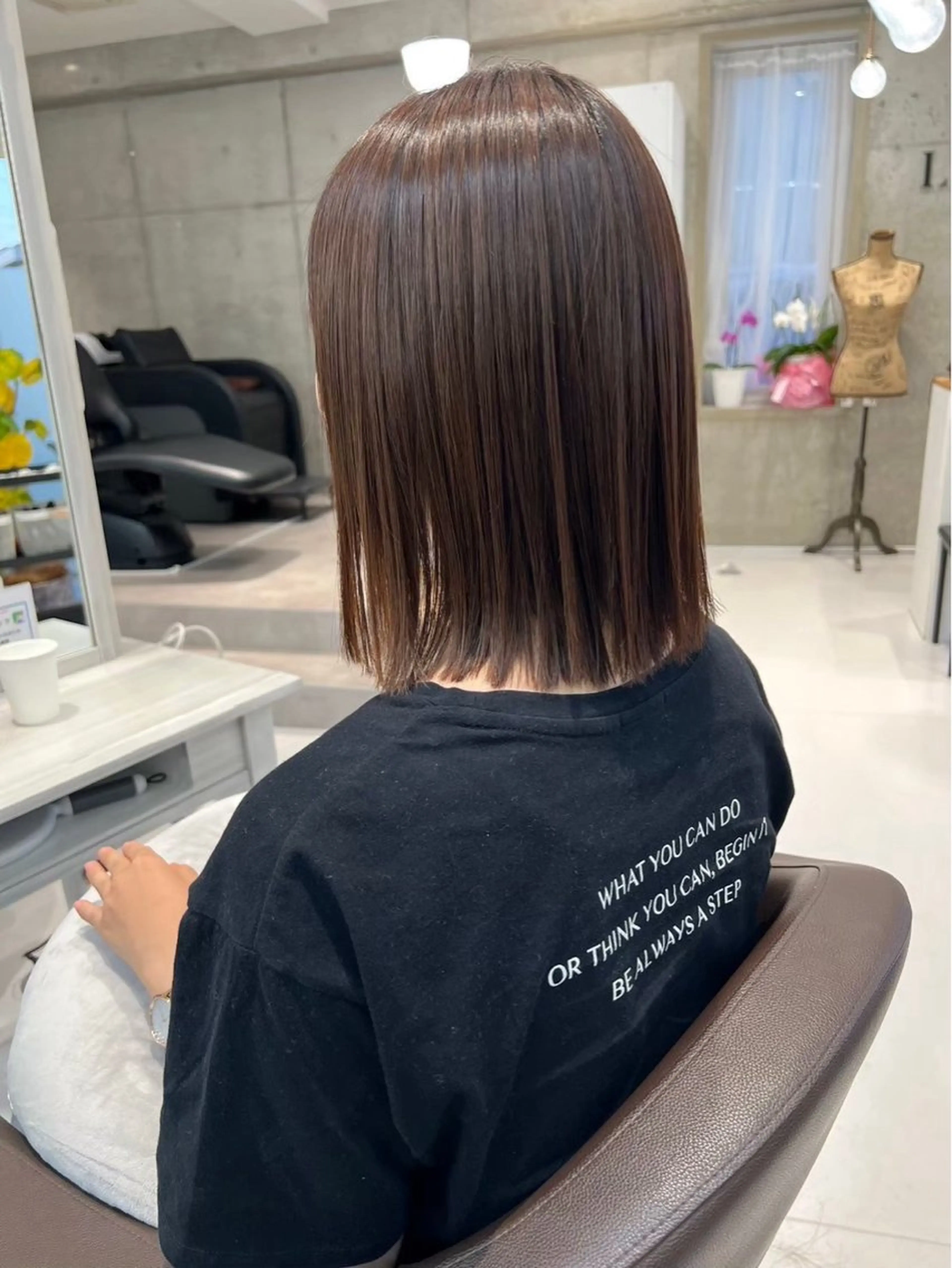 ご新規様🉐平日直前割‼️【レディース】カット✂️ ➕ リタッチカラー🌈 (根元のみ)の写真