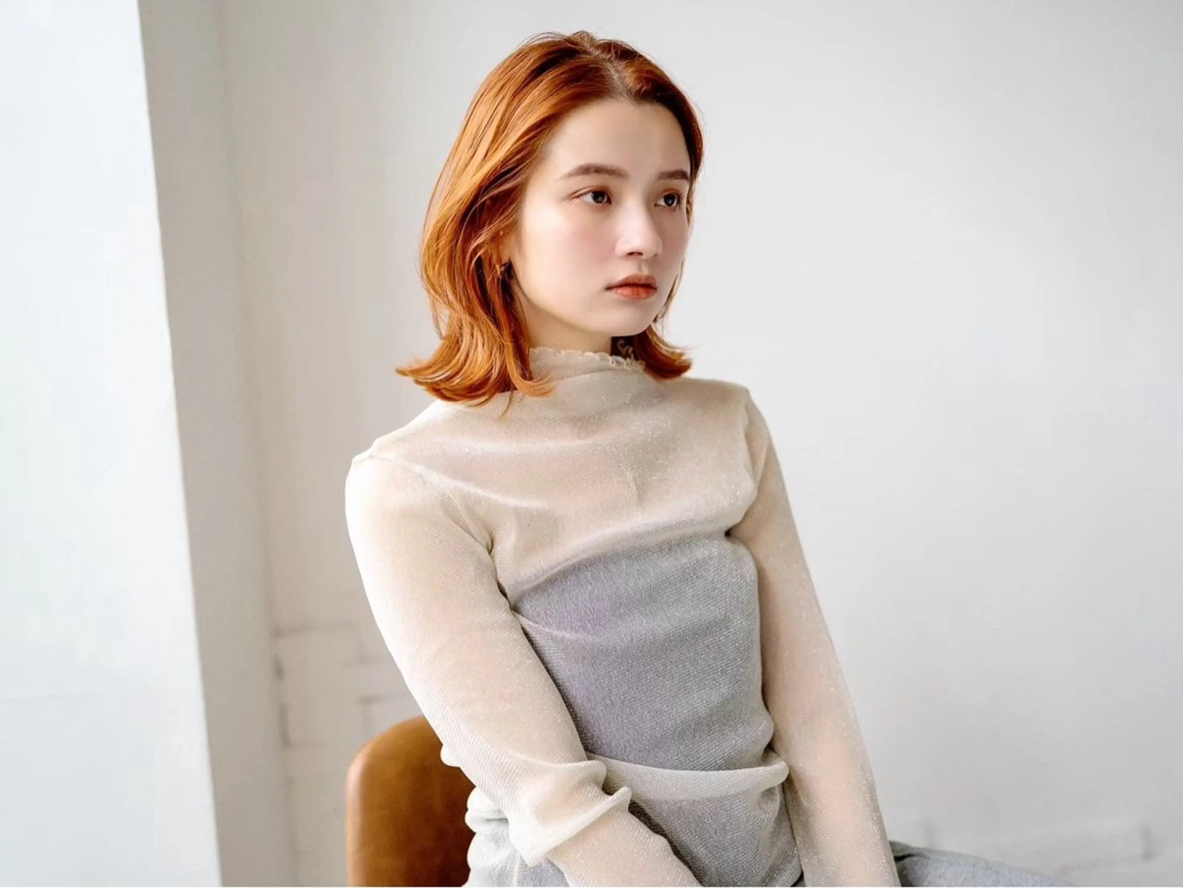 ミディアム カラー ROCCA hair HARU🩵のヘアスタイル