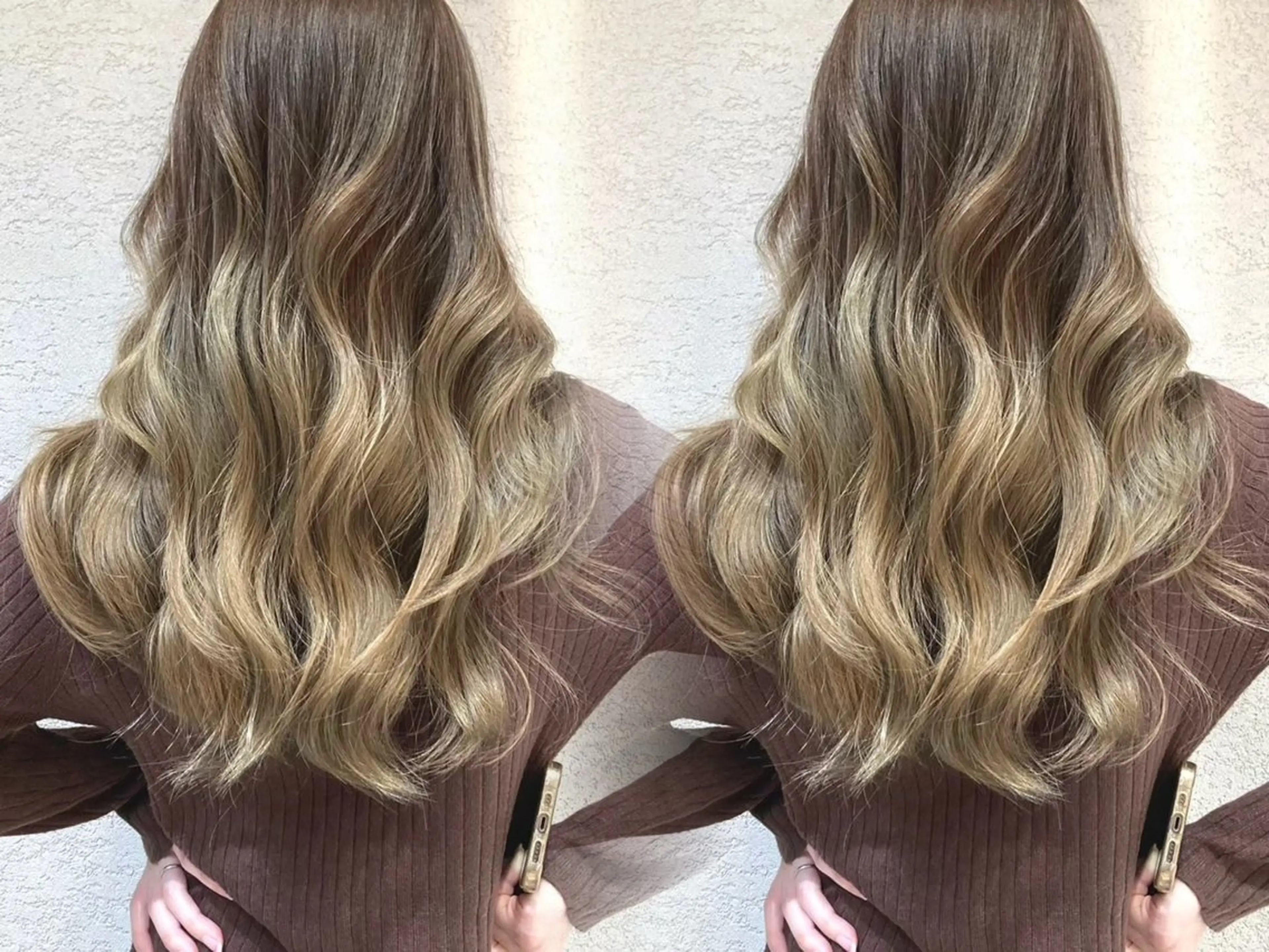 ロング カラー 松井 晴希のヘアスタイル