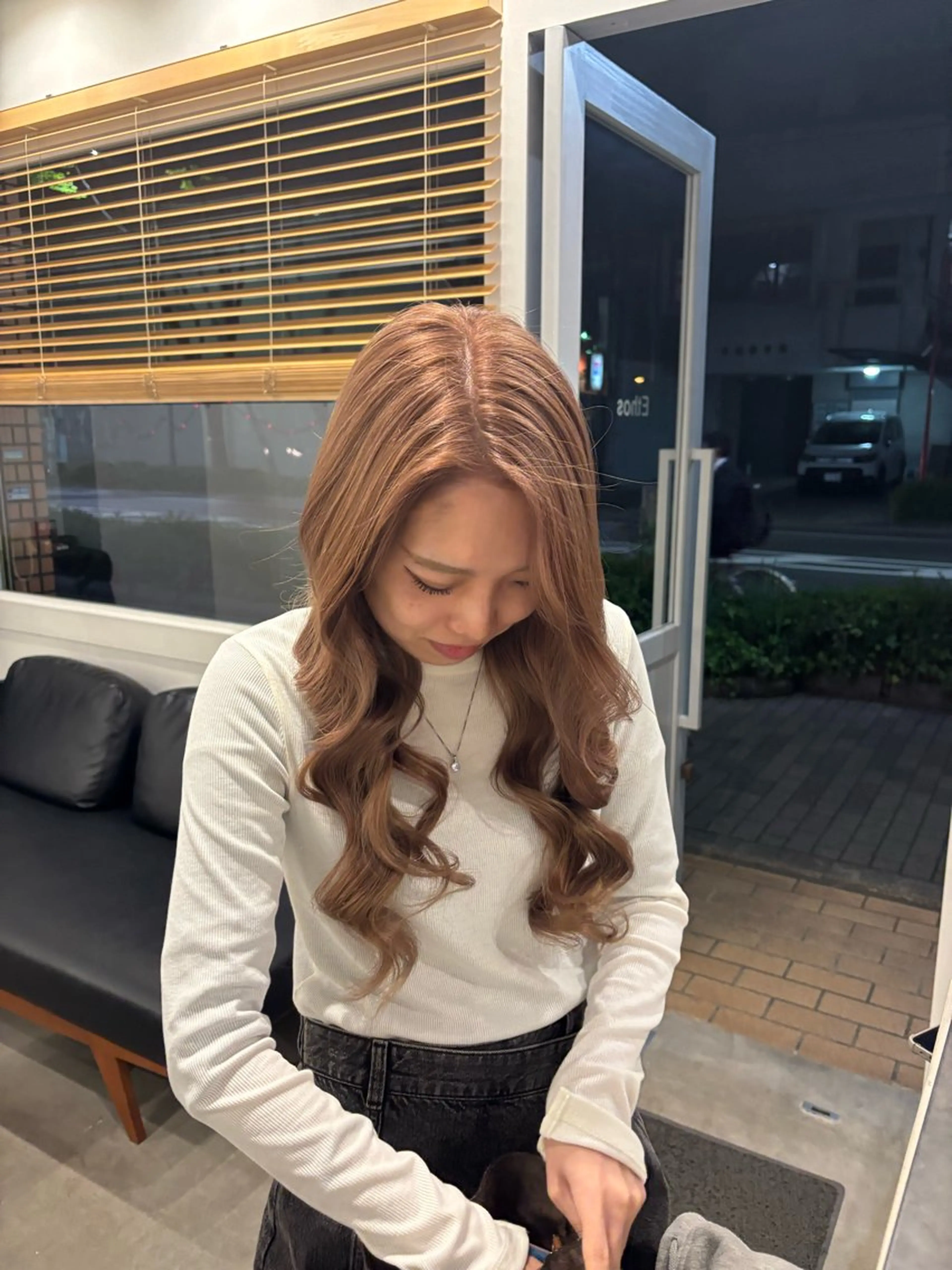 ロング カラー 熊取谷 茉那のヘアスタイル