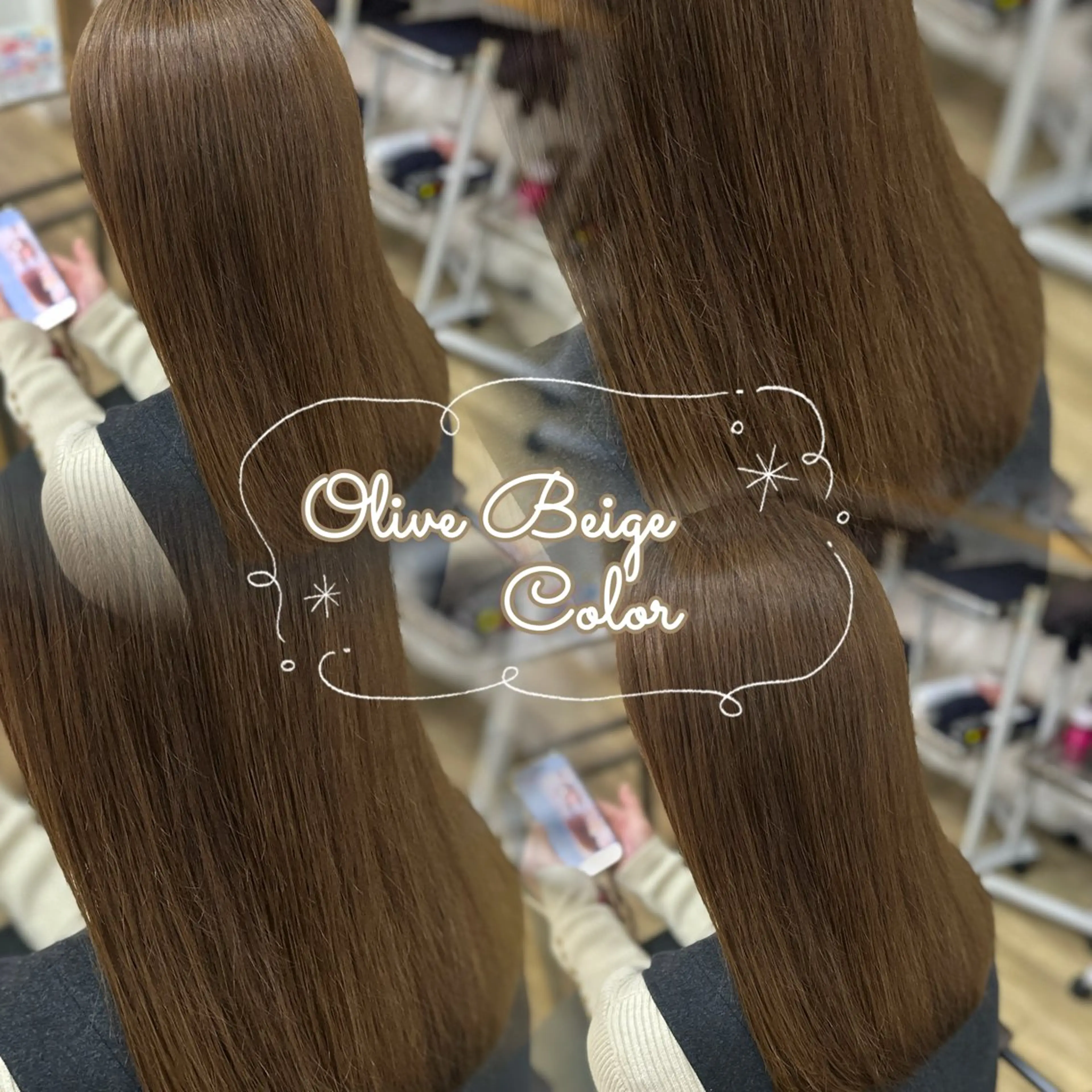 ロング カット ヘアカラー 🎀ITSUKI暖色 カラー/レイヤー🎀のヘアスタイル