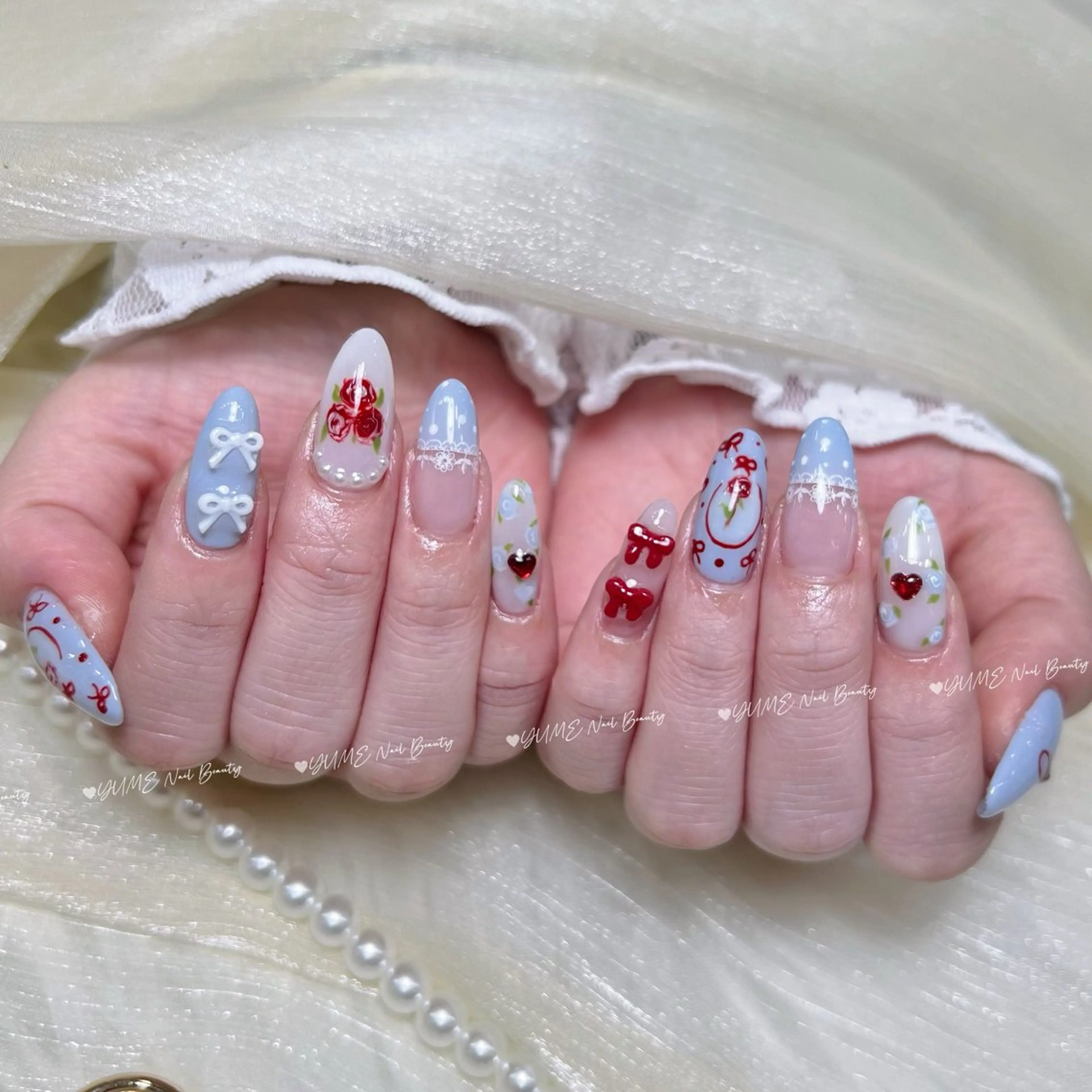 ミディアム ハンドネイル YUME Nail Beautyのネイルデザイン