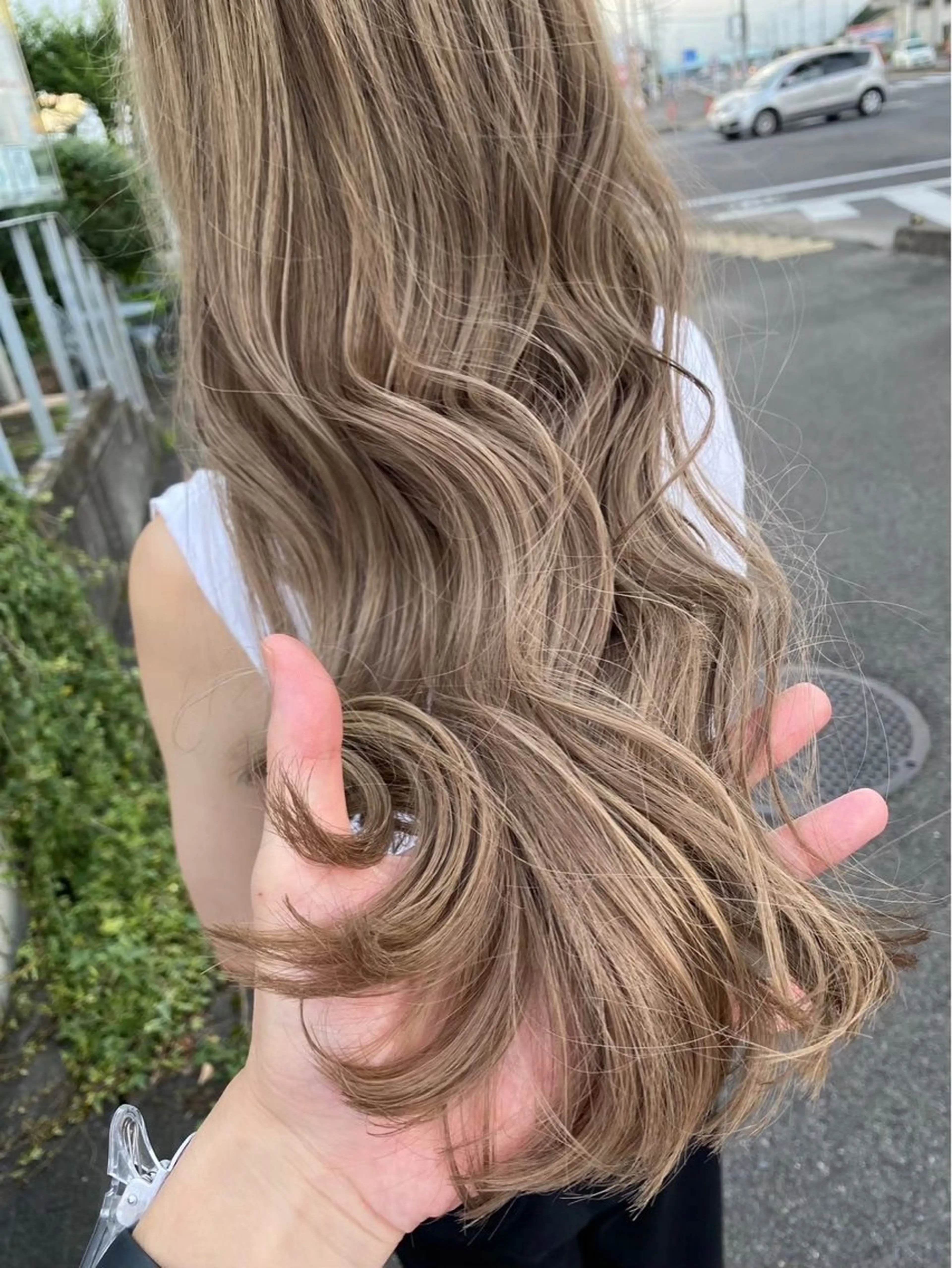 カラー ヘアカラー 🍒ボブカット/ moe🍒のヘアスタイル