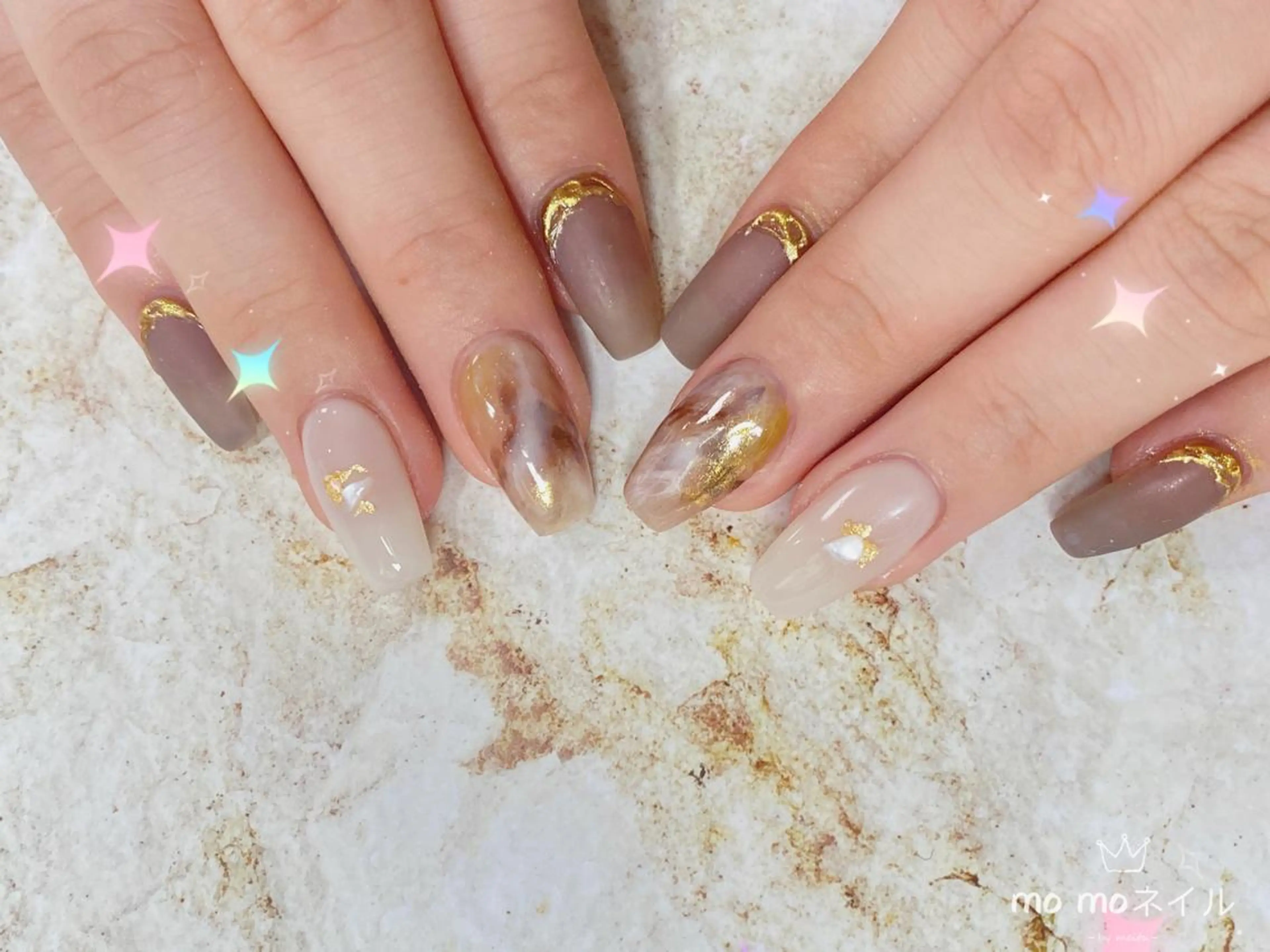 ネイル ニュアンスネイル MOMO nailのネイルデザイン