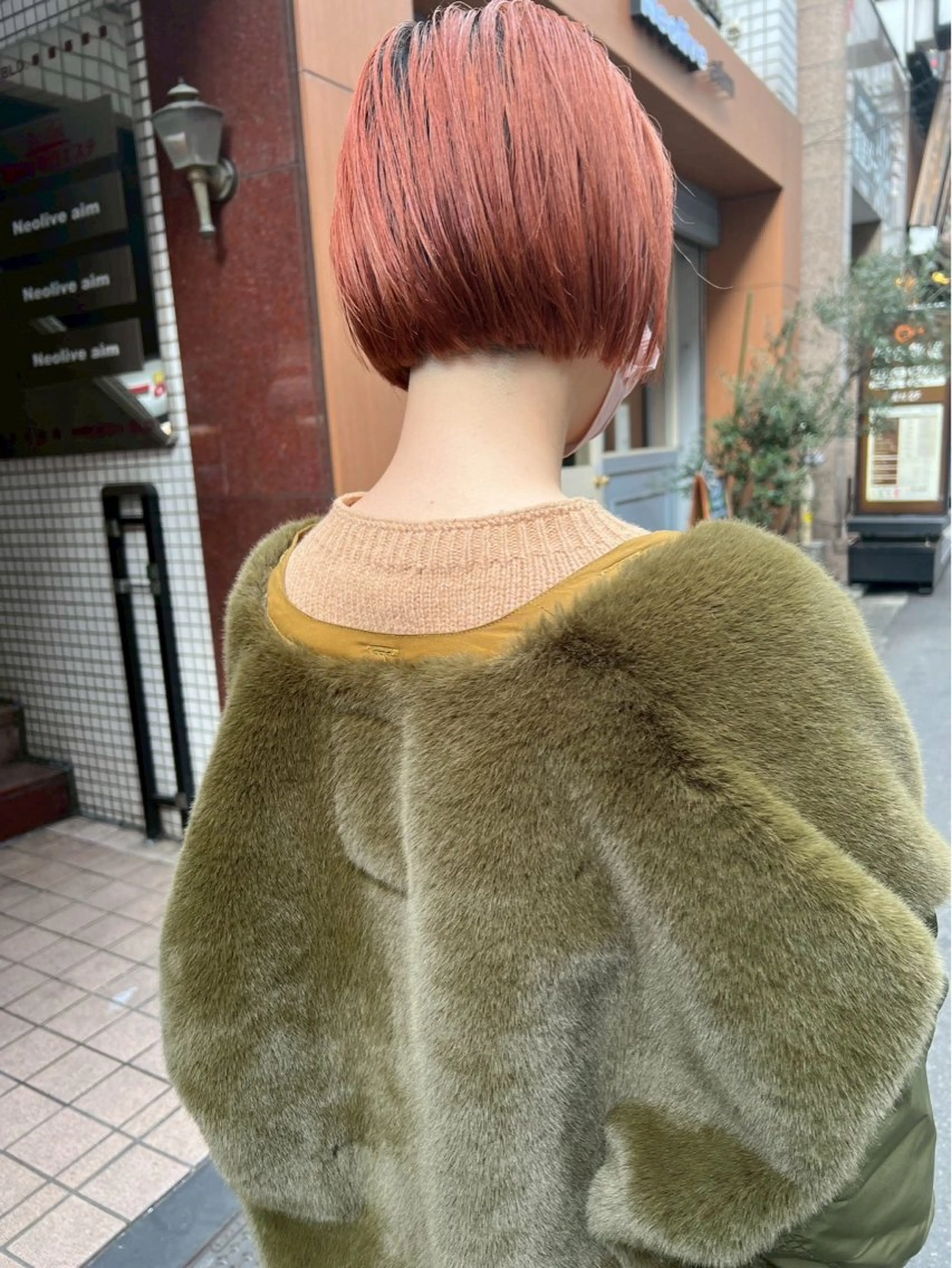 ショート カット ヘアカラー トリートメント ヘッドスパ ヘアセット 🇰🇷韓国ワンホン カラー🎀✨️AYUのヘアスタイル