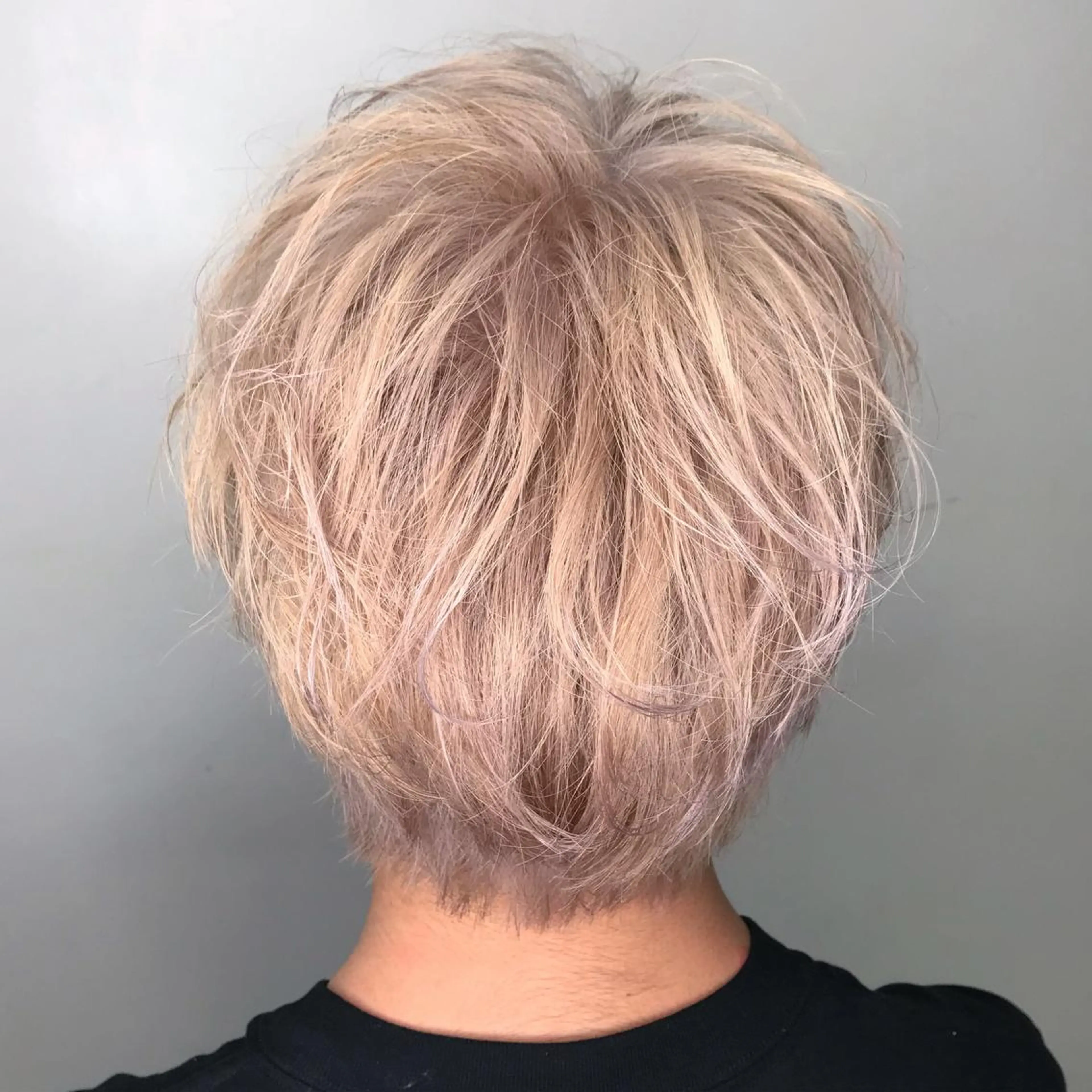 ショート カラー メンズ viewstokyo所属・mana 暖色カラーカットのヘアスタイル