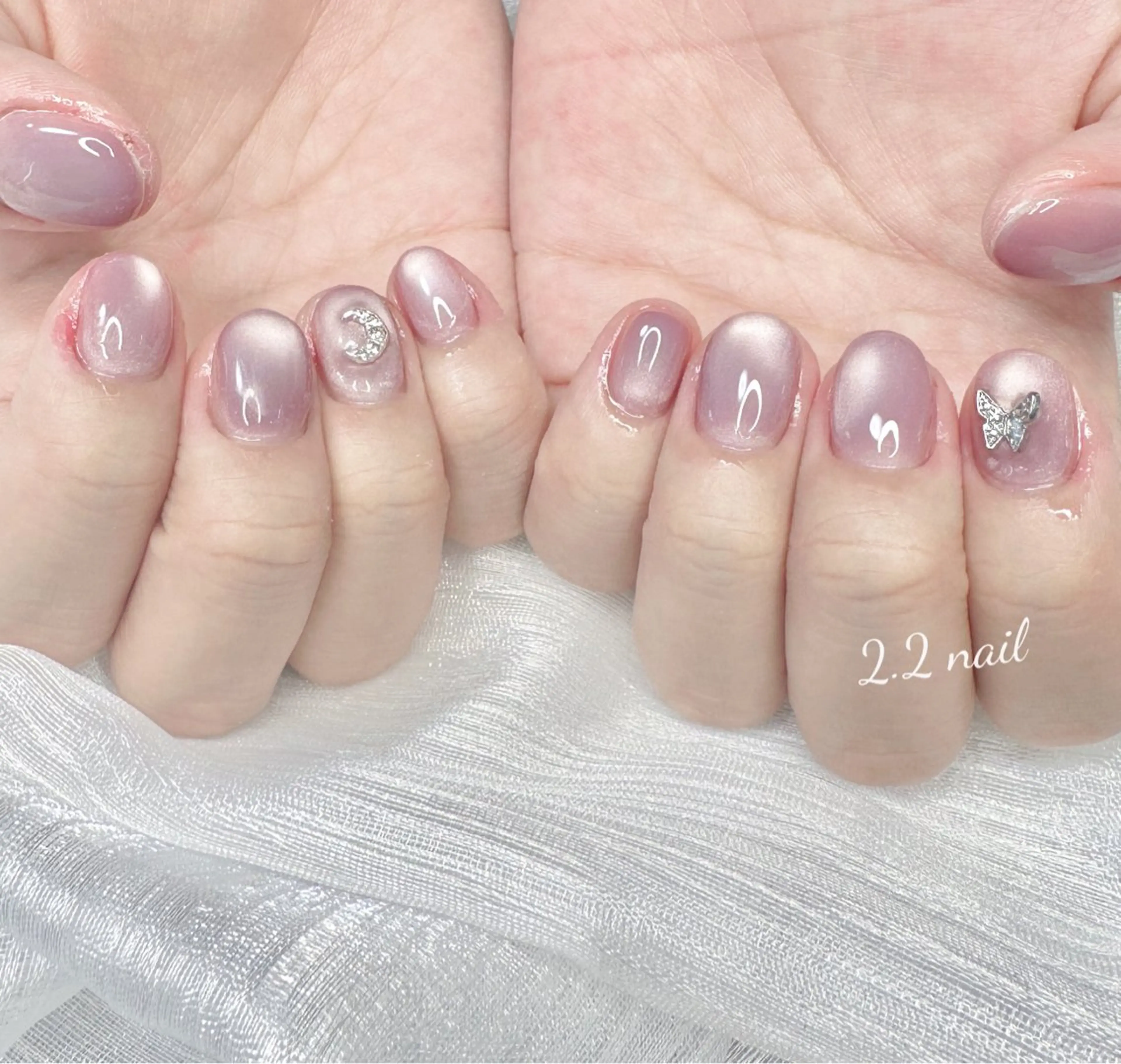 ネイル 🍒Luvia ワンホンネイルのネイルデザイン