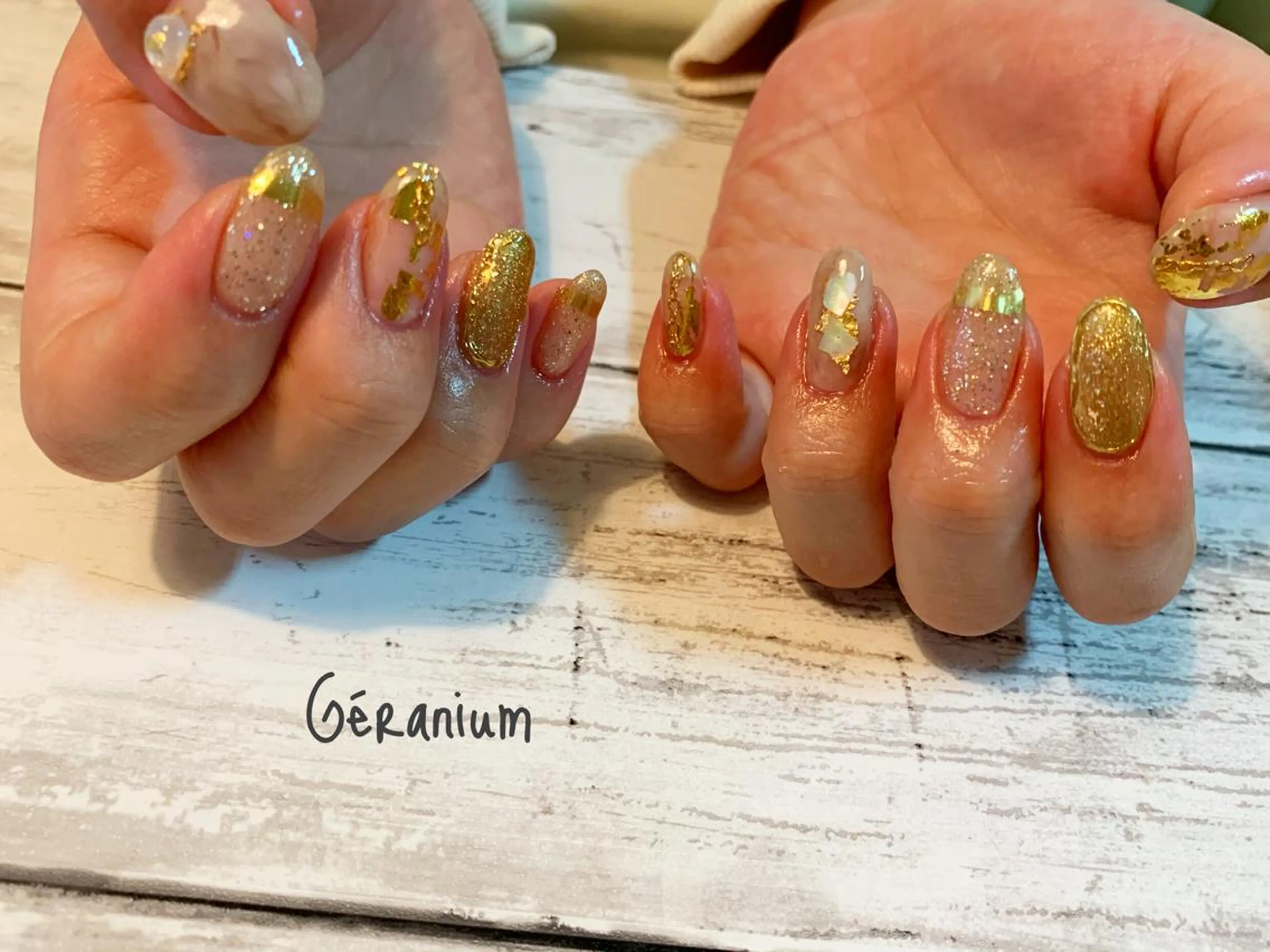 ネイル ハンドネイル GéRanium Harukaのネイルデザイン