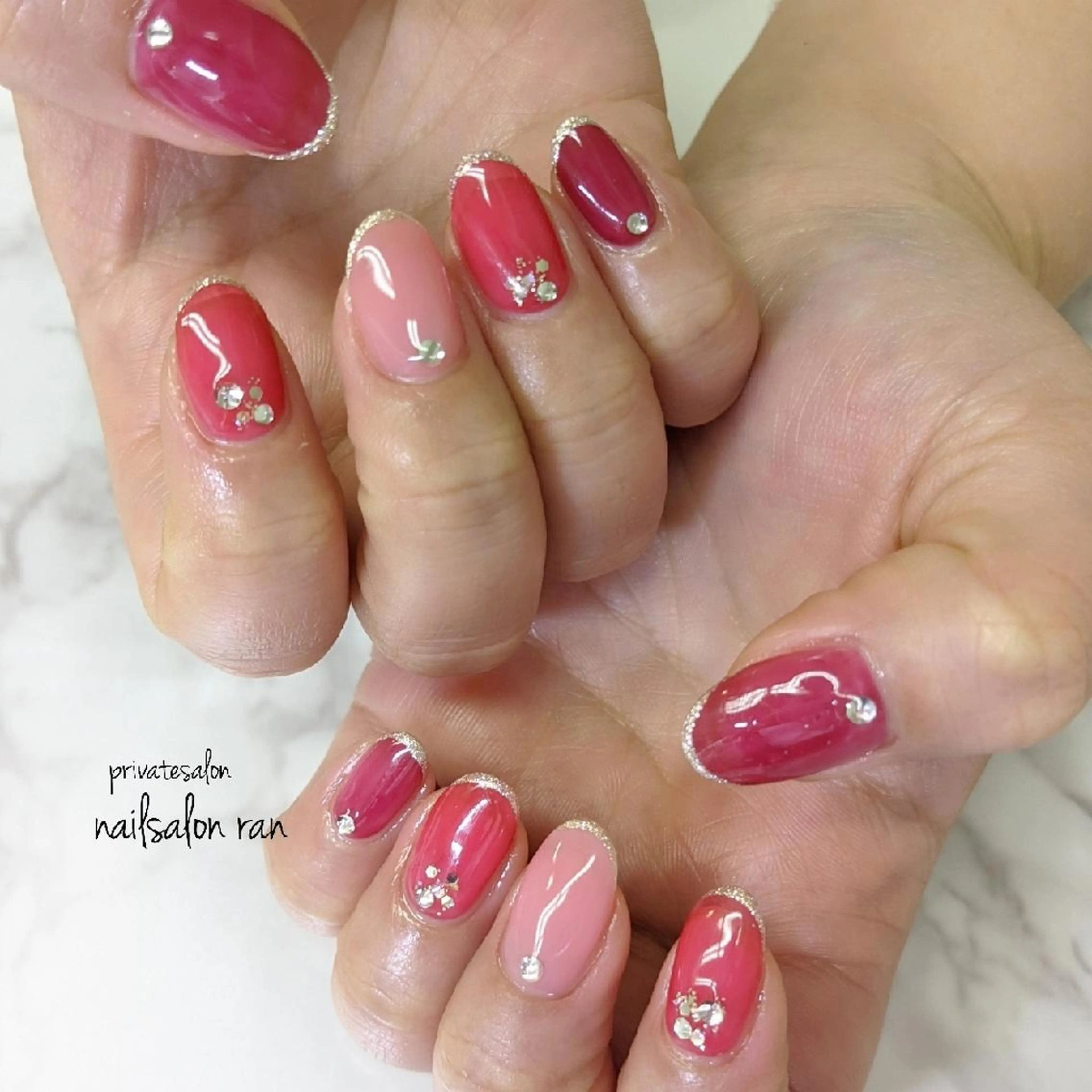 ネイル 持ち込み nailsalon ranのネイルデザイン