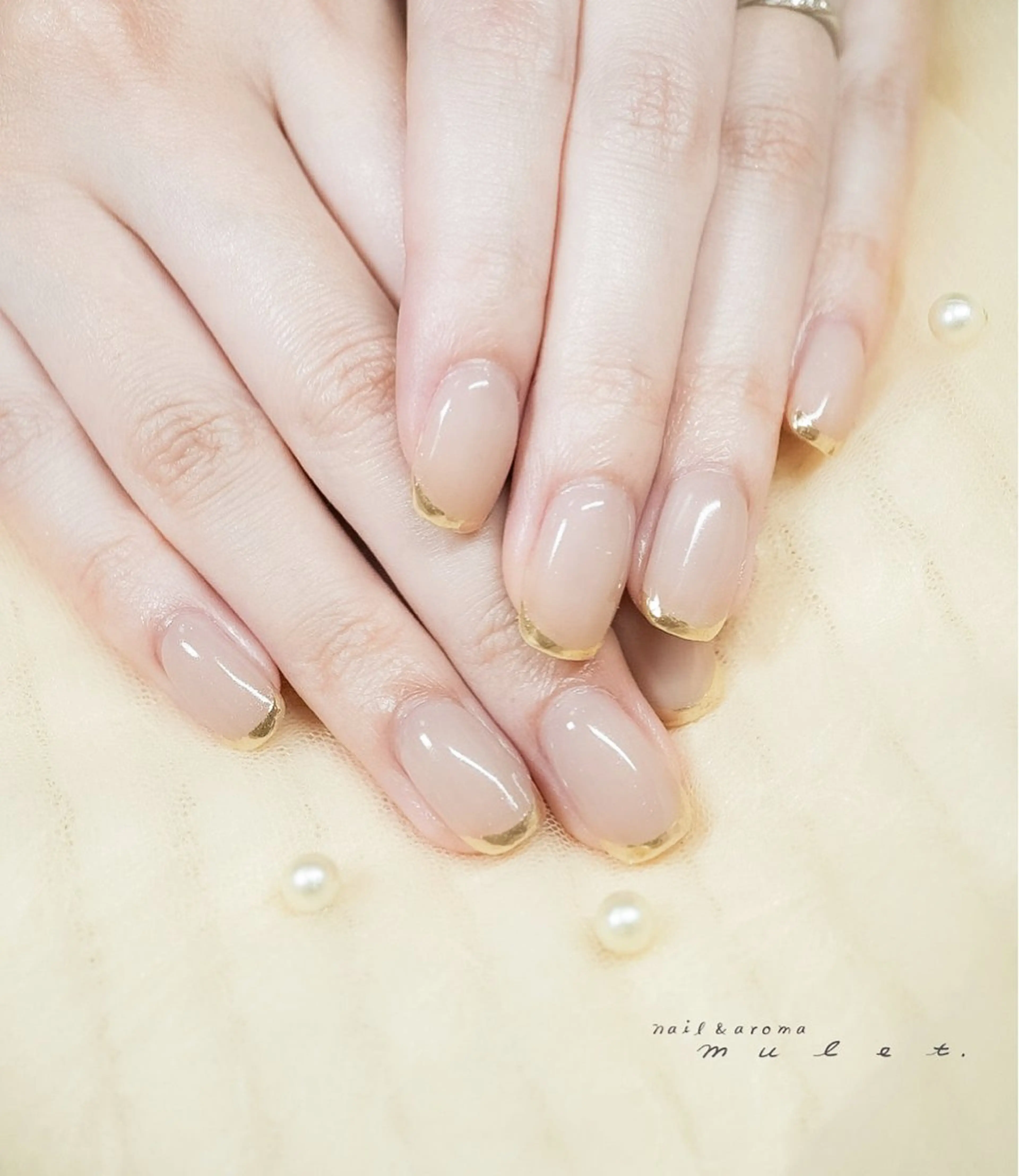 フレンチ（ベースカラー込）★ケア込【オフ無】の写真