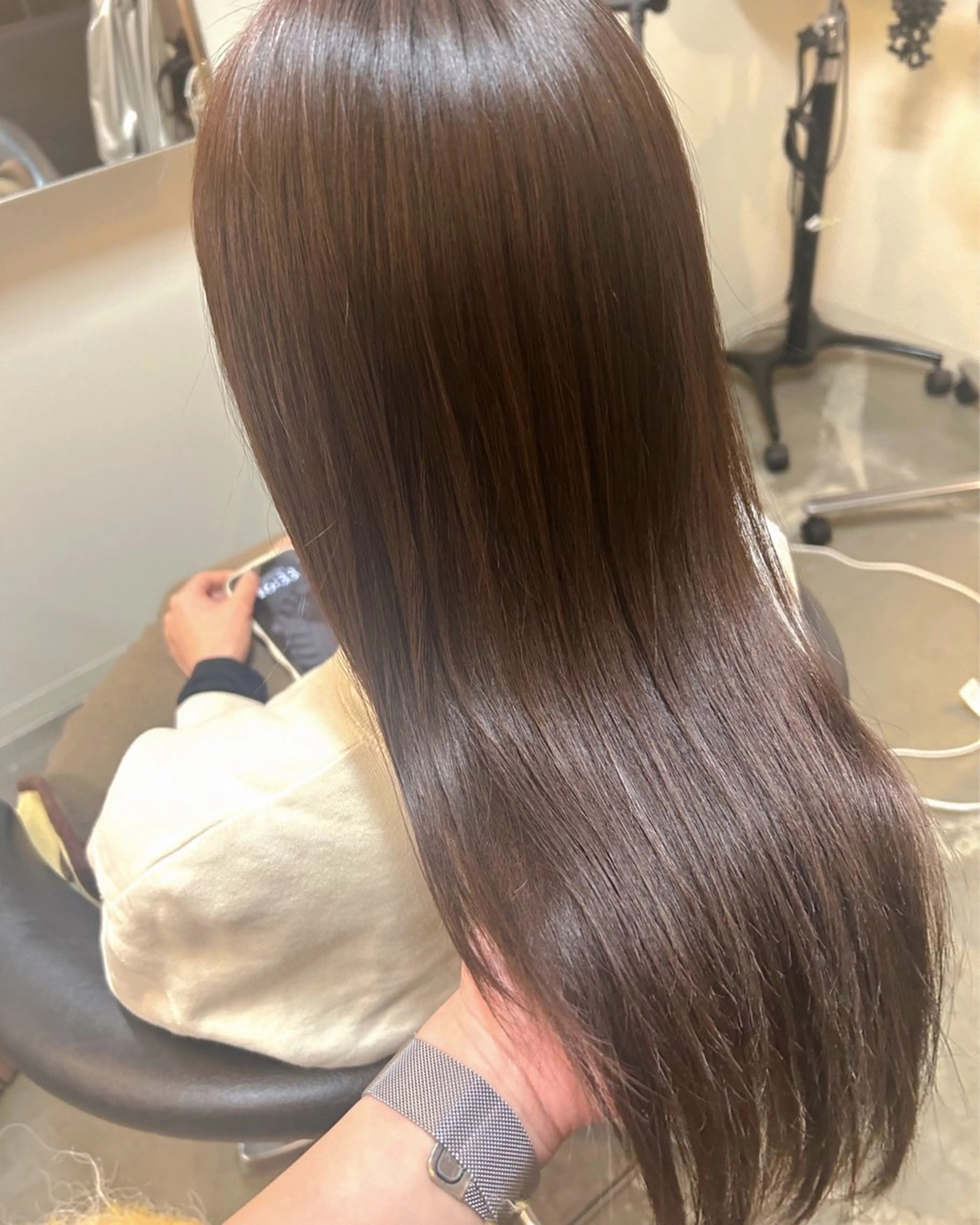 ロング トリートメント dulce oro所属・円山/ブリーチ/暖色 Kiriのヘアスタイル