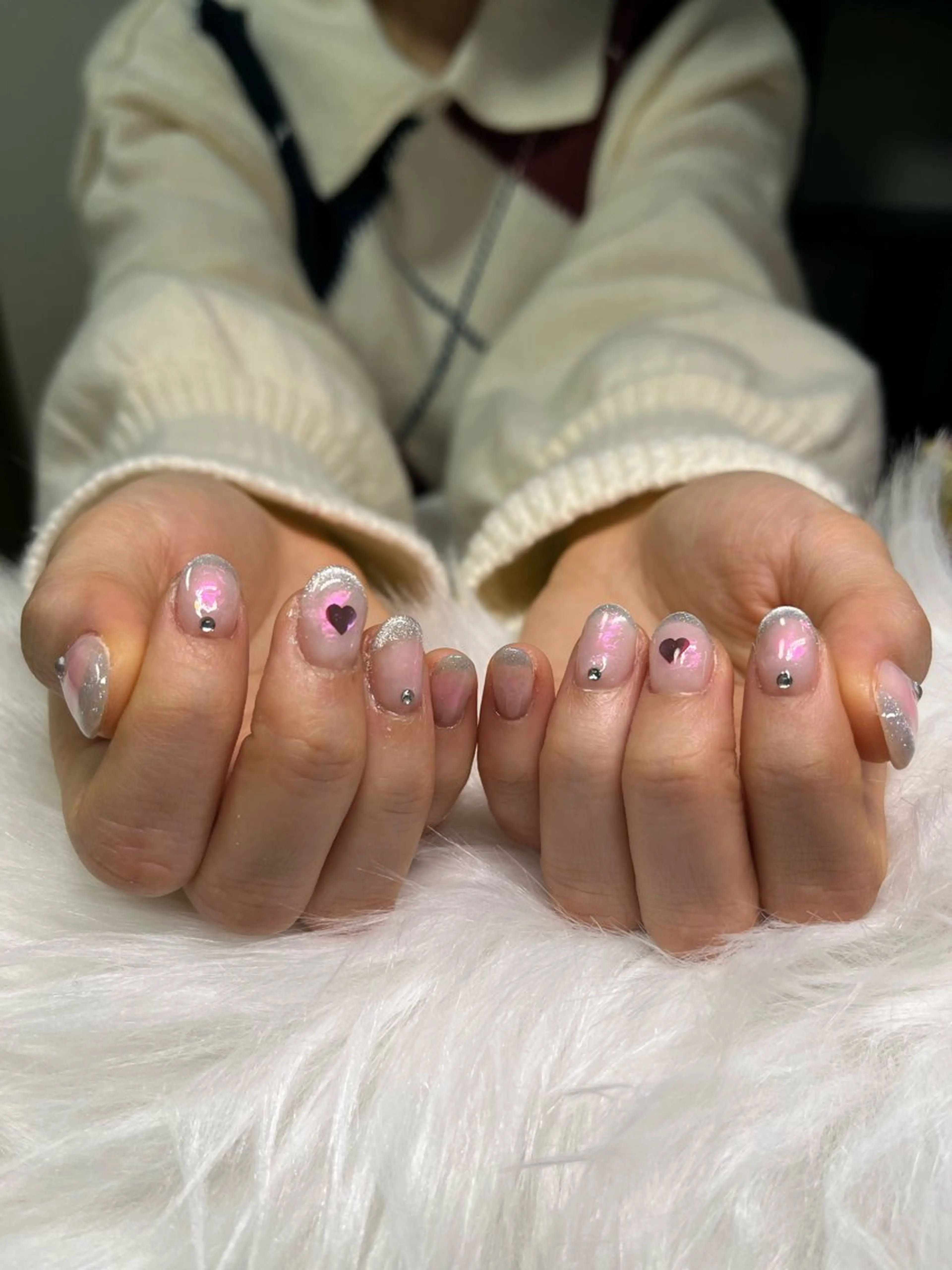 ネイル キラキラネイル ピンク 🏠自宅 サロン💅natsuのネイルデザイン