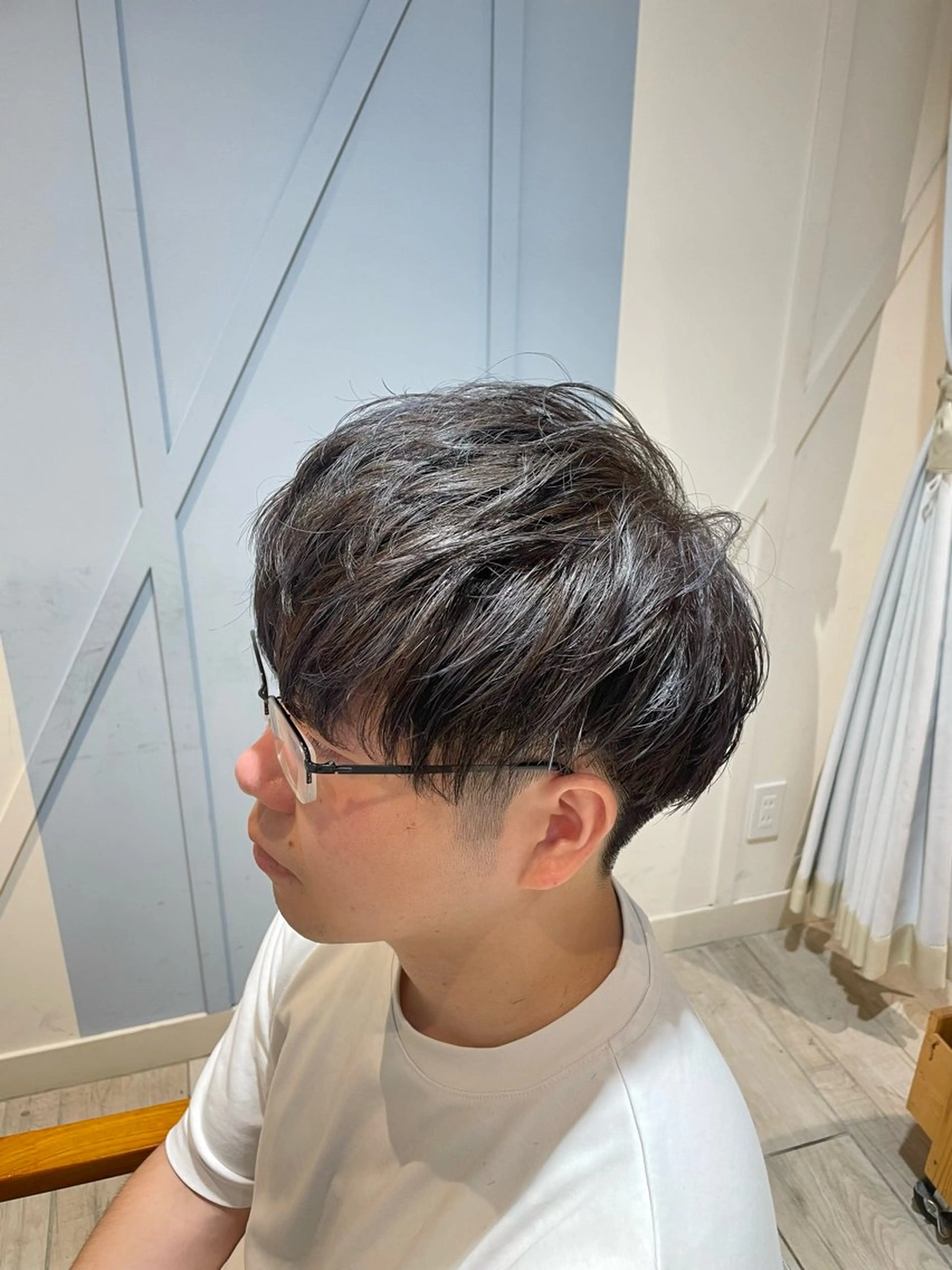 メンズ ウルフカット/ハイト ーン🎀mizukiのヘアスタイル