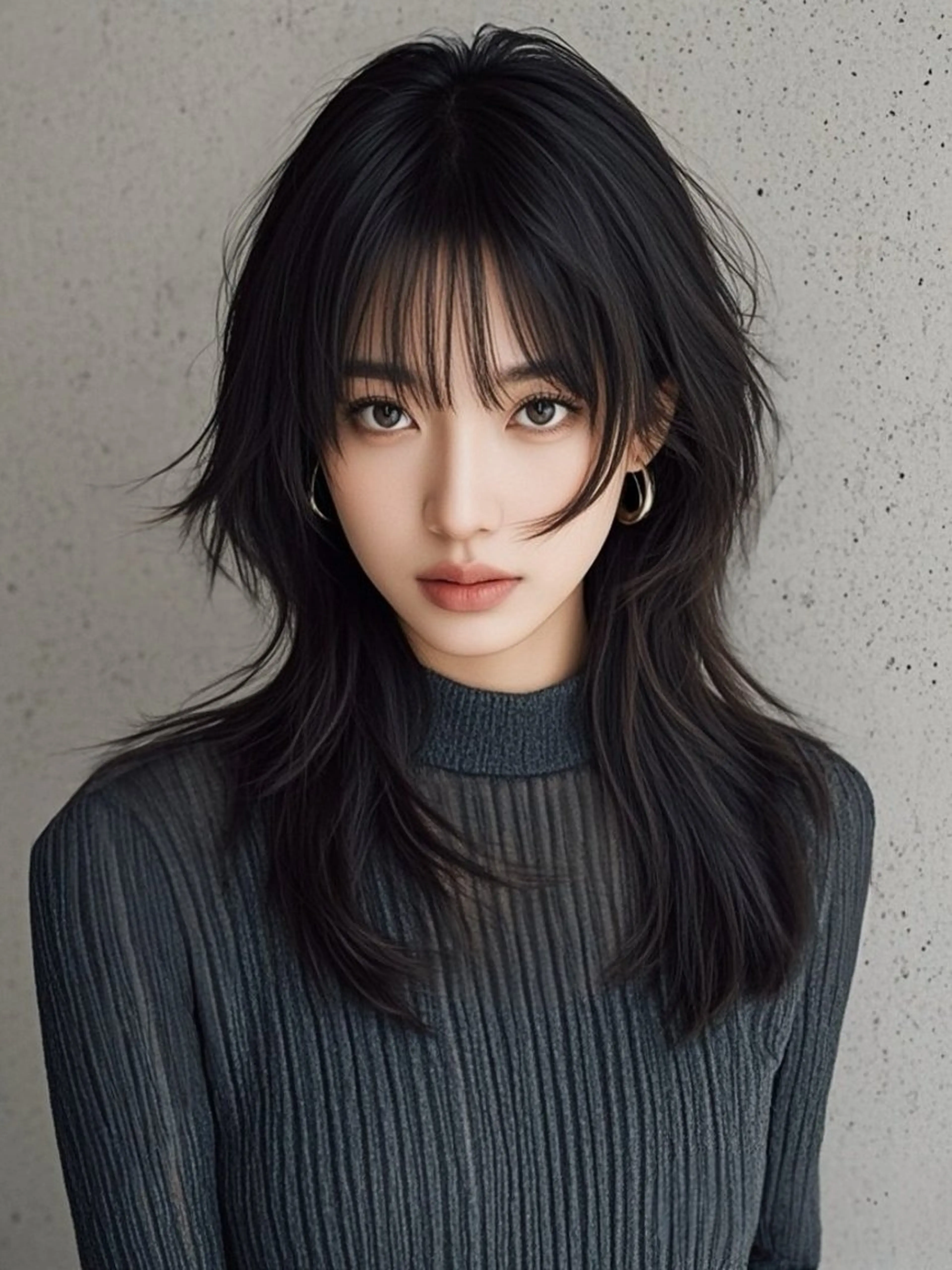 セミロング ショートボブ セミロングパーマ アッシュ ボブ くびれヘア カット ヘアカラー トリートメント ウルフカット 811 大阪梅田 ウルフのヘアスタイル