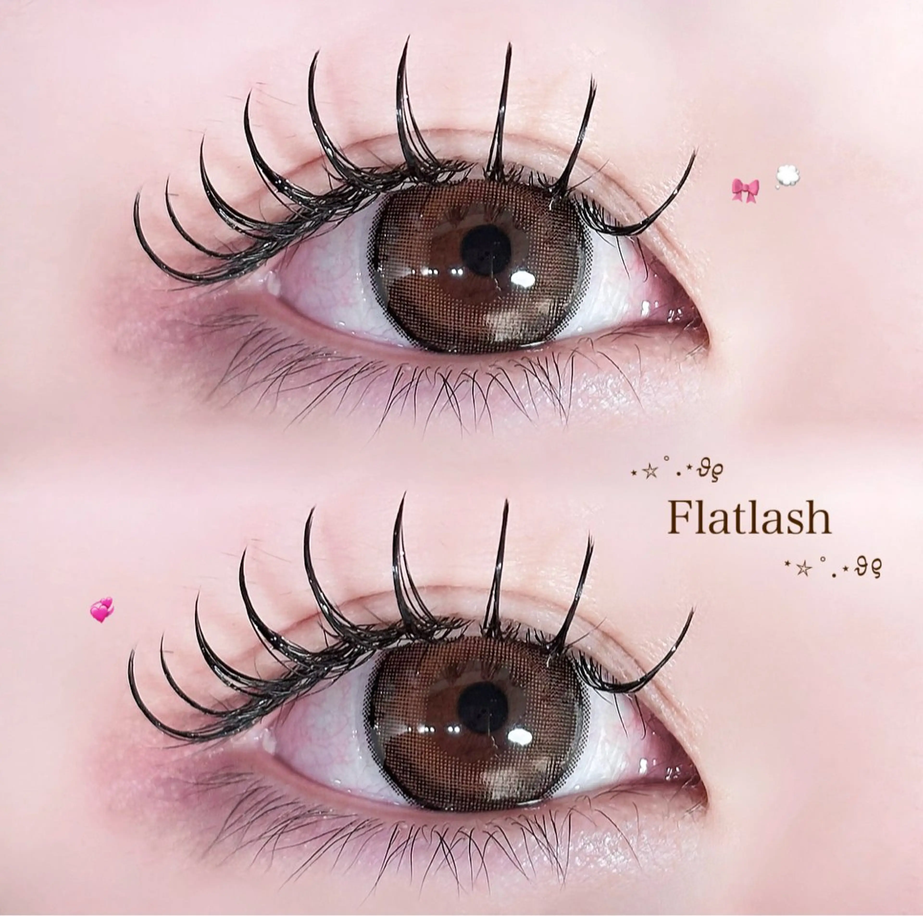 🎀新規様限定クーポン🎀フラットラッシュ上付け放題💞💞꒰ 180本保まで・オフ込 ꒱の写真