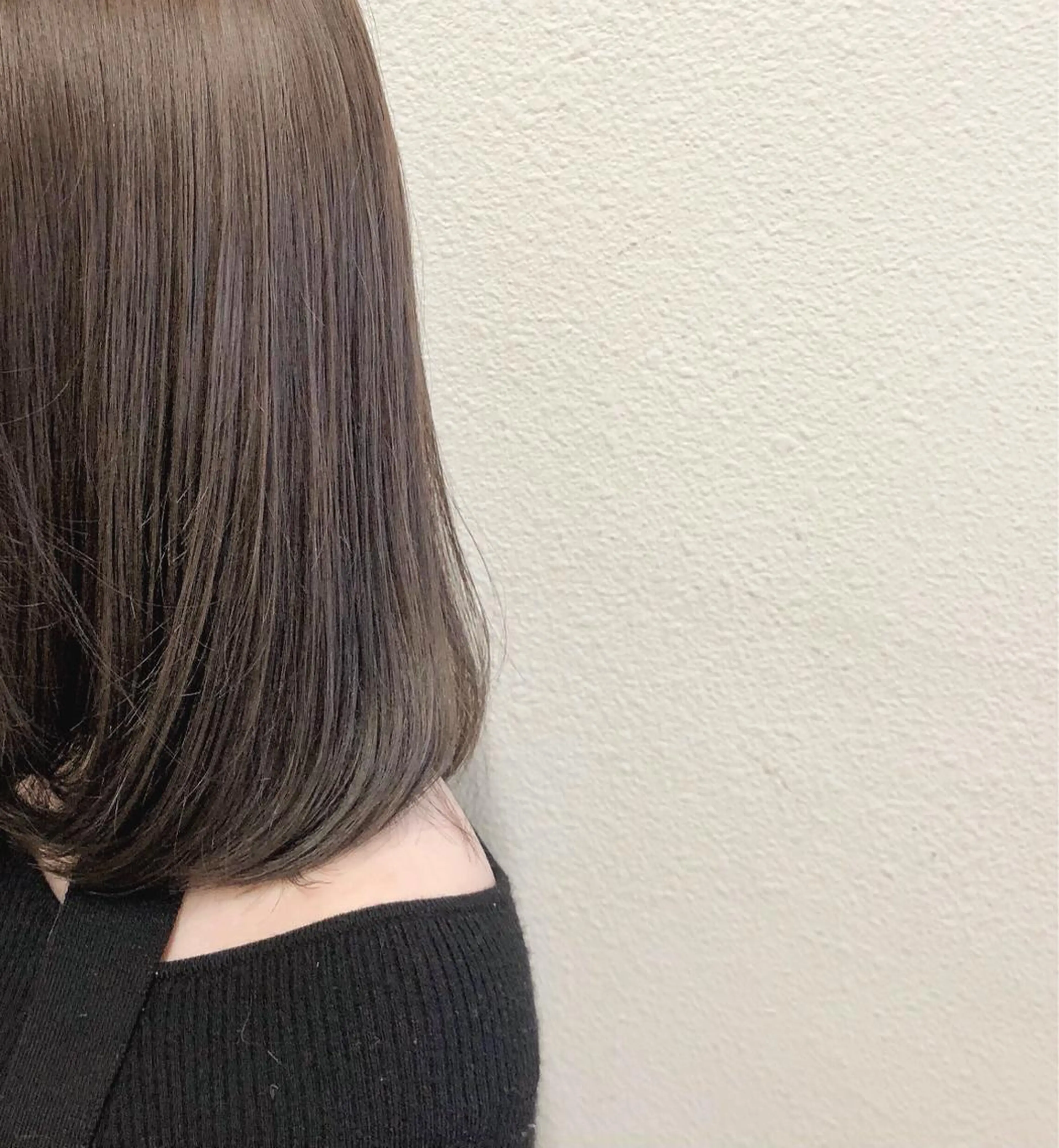 ミディアム カラー ブリーチ グレージュ ブリーチなしカラー ヘアカラー 🌼こやま かおり🌼のヘアスタイル