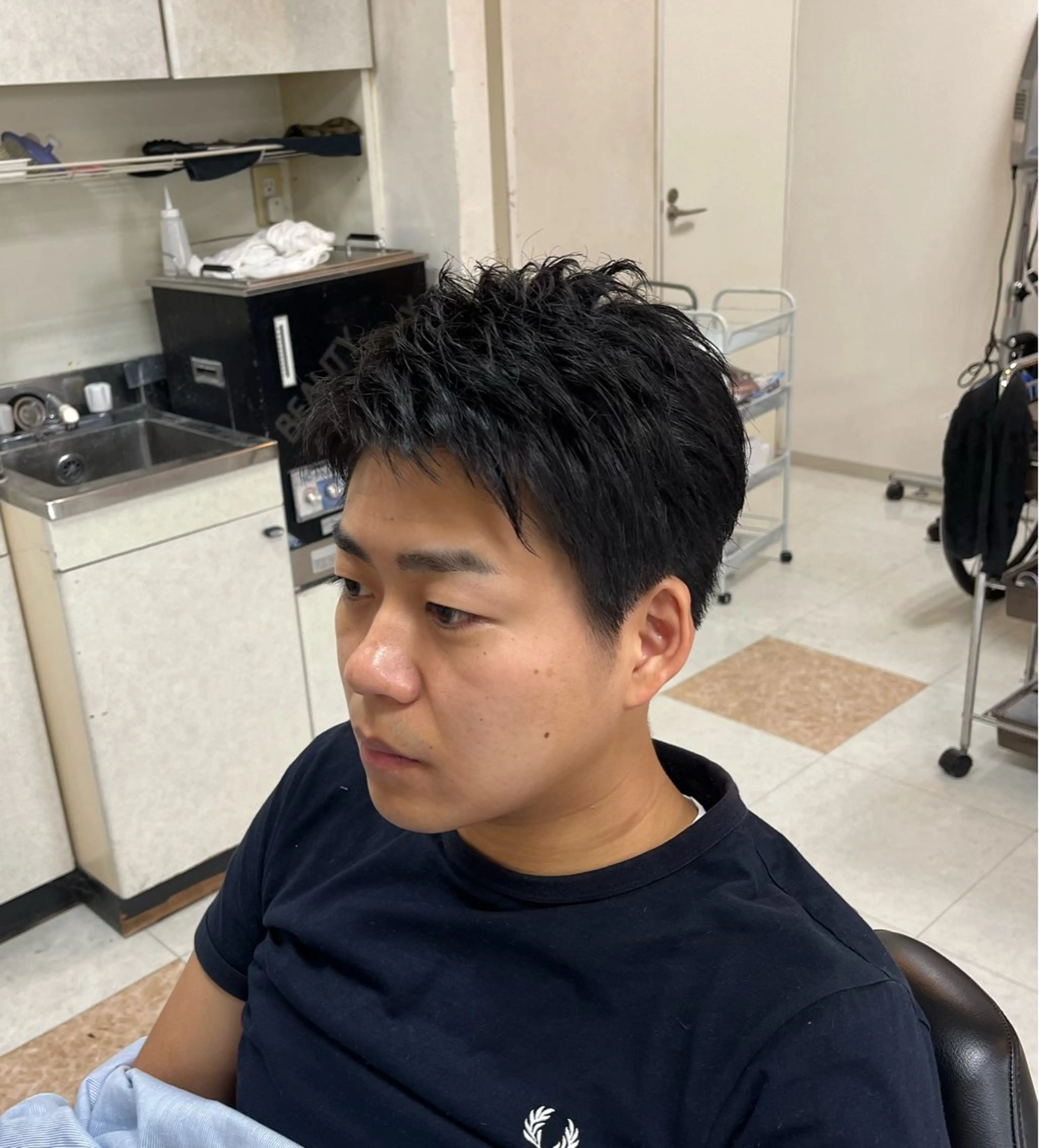 ミディアム メンズ COIFFURE DOUX(コアフィールドゥ)所属・✂︎men's hair✂︎立石亮のヘアスタイル