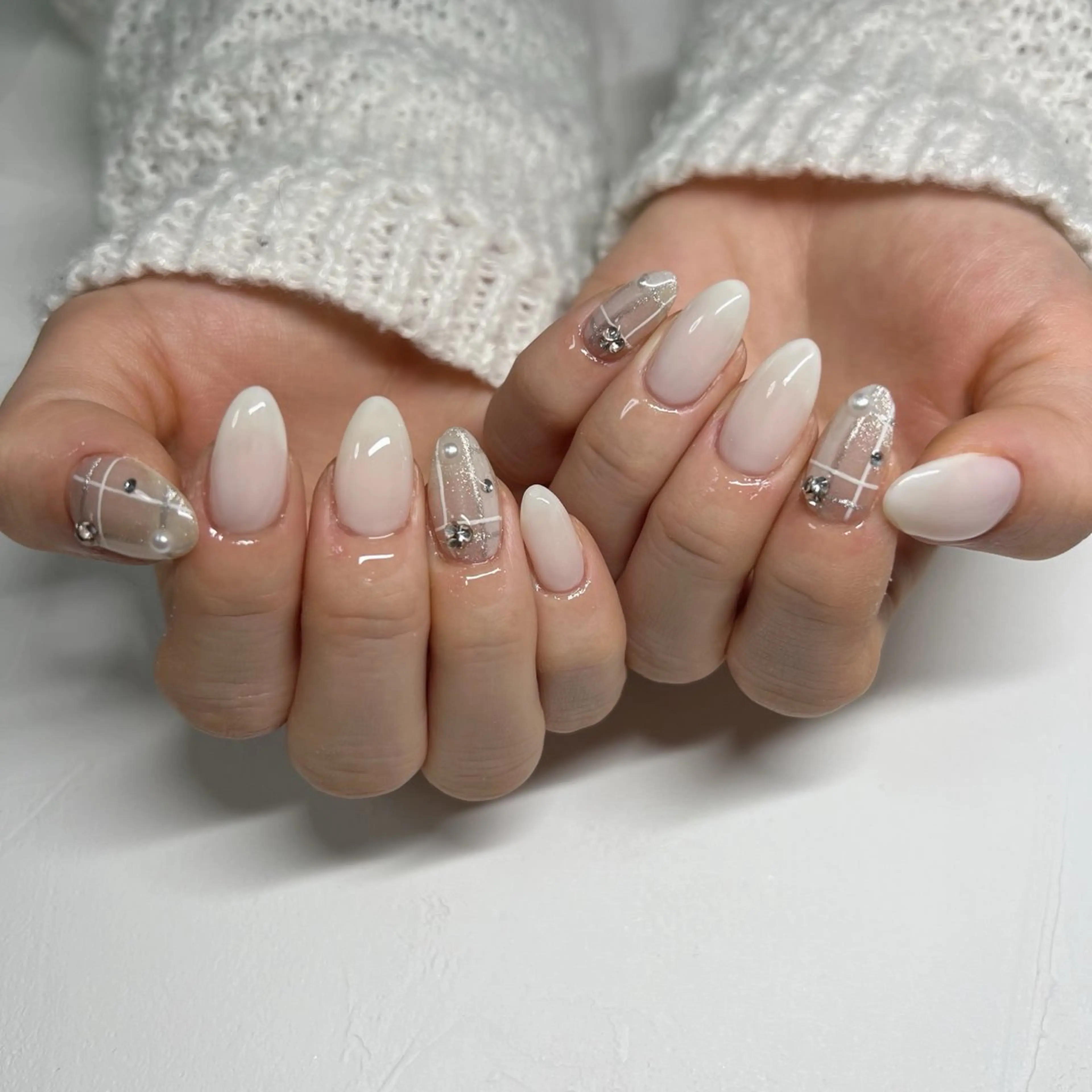 ネイル マグネットネイル ハンドネイル 川端 京香のネイルデザイン