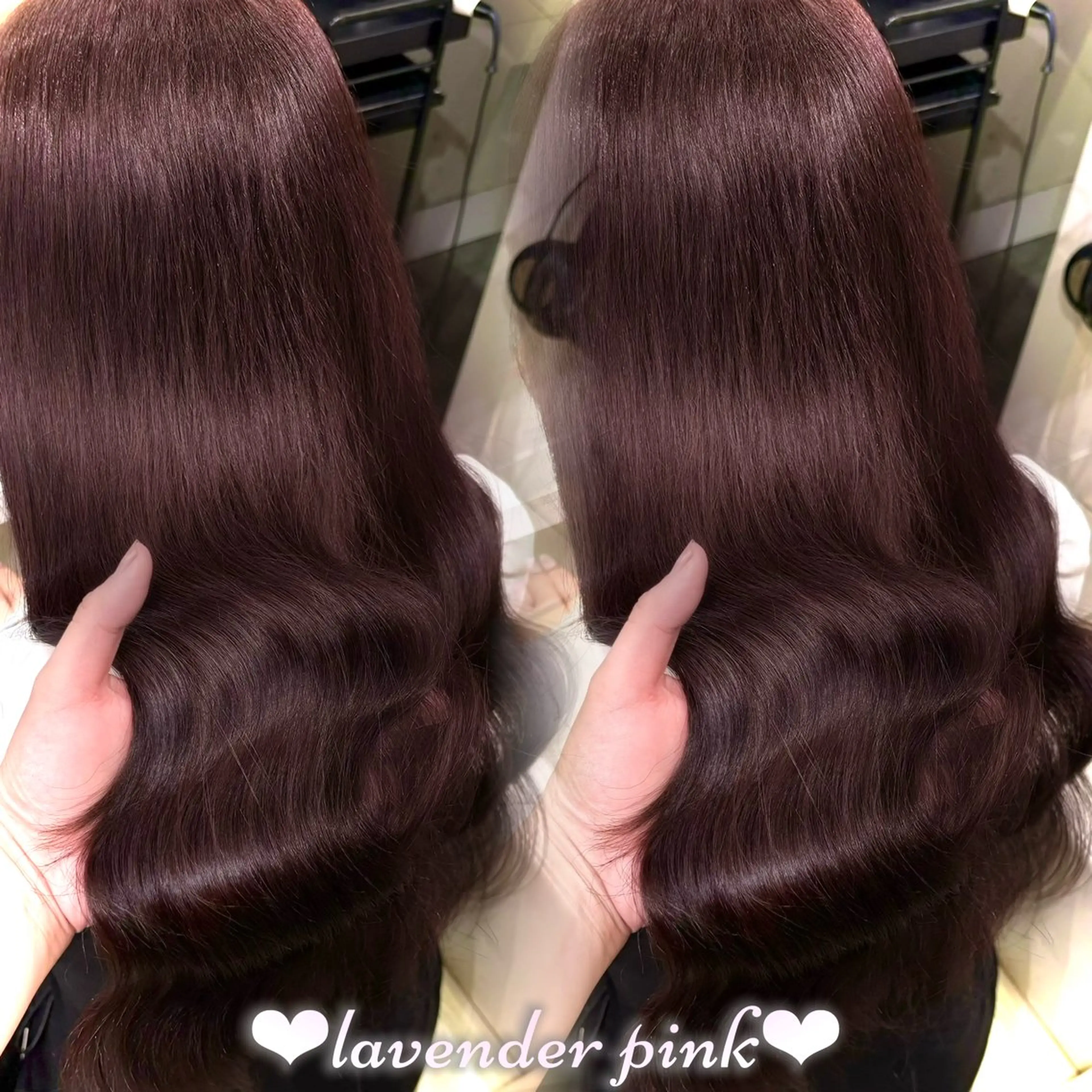 ロング カラー ラベンダーカラー カット ヘアカラー トリートメント 新宿/艶カラー 🎀エクステKANAのヘアスタイル