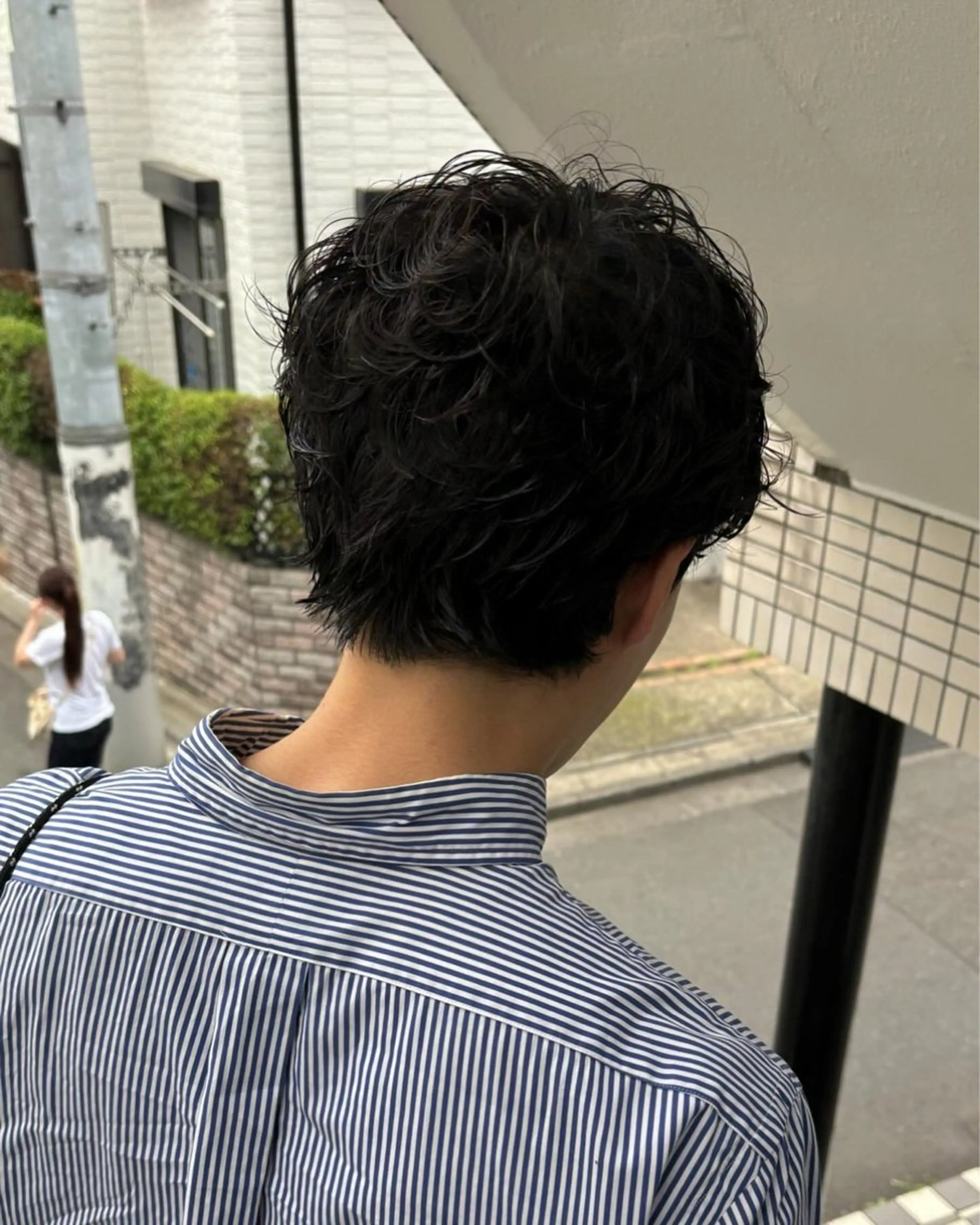 ショート パーマ メンズ メンズパーマ メンズショート ショートヘア 渋谷/原宿/メンズ/ コヤマトモヤのヘアスタイル