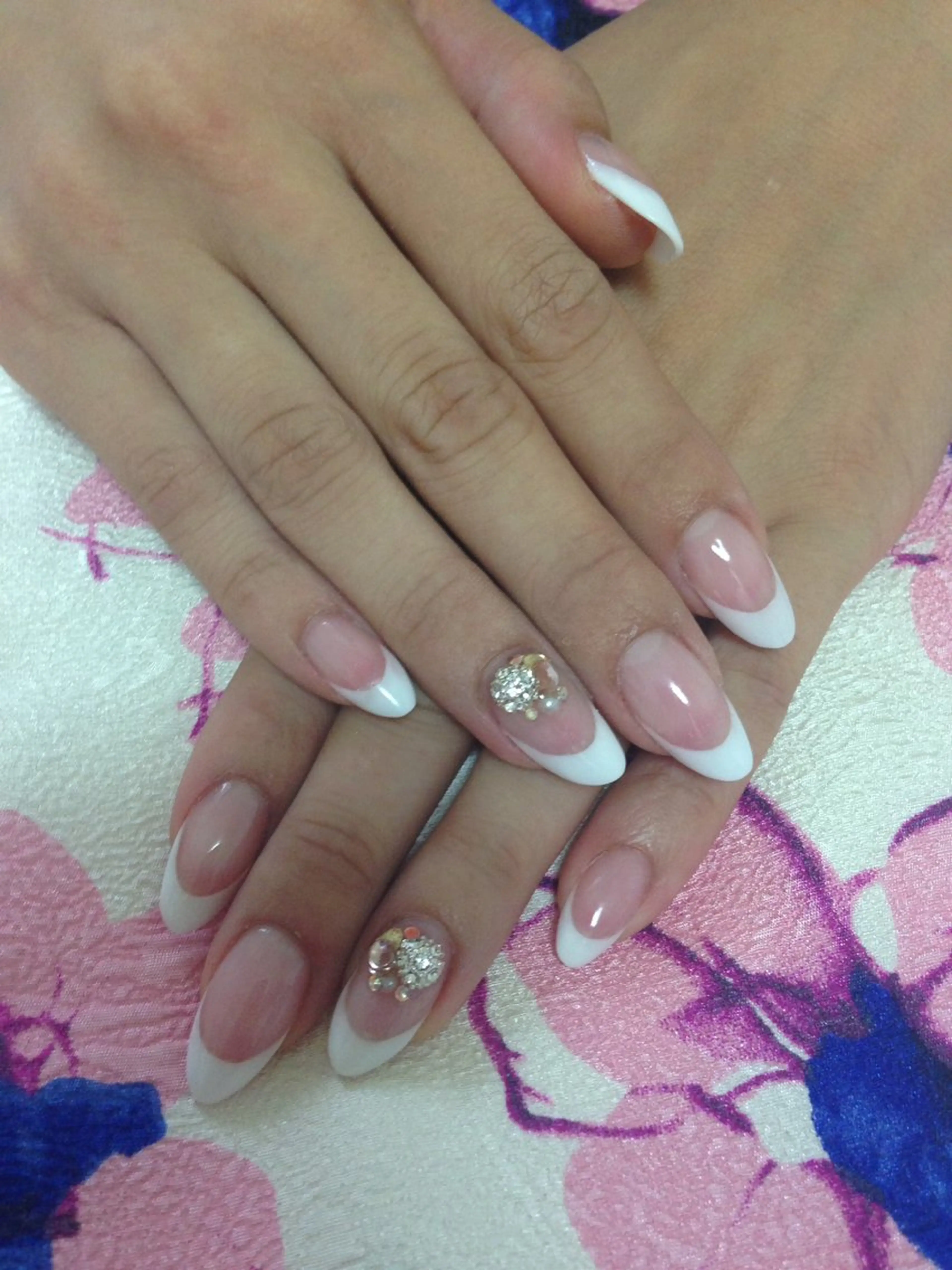 ネイル フレンチネイル ジェルネイル ピンク tete nailstudioのネイルデザイン