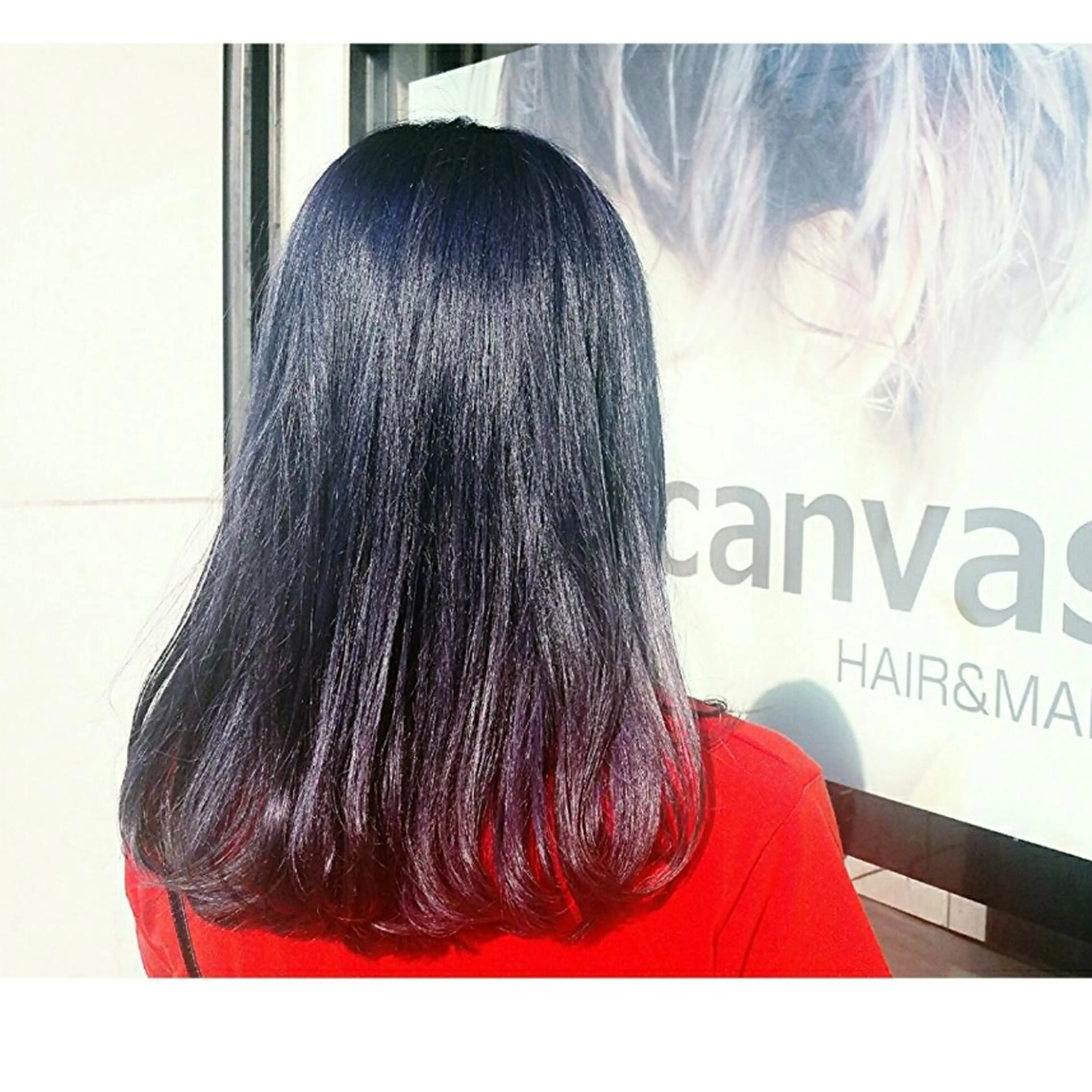 セミロング カラー イルミナカラー ショートヘア💫 ハイトーン西田拓馬のヘアスタイル