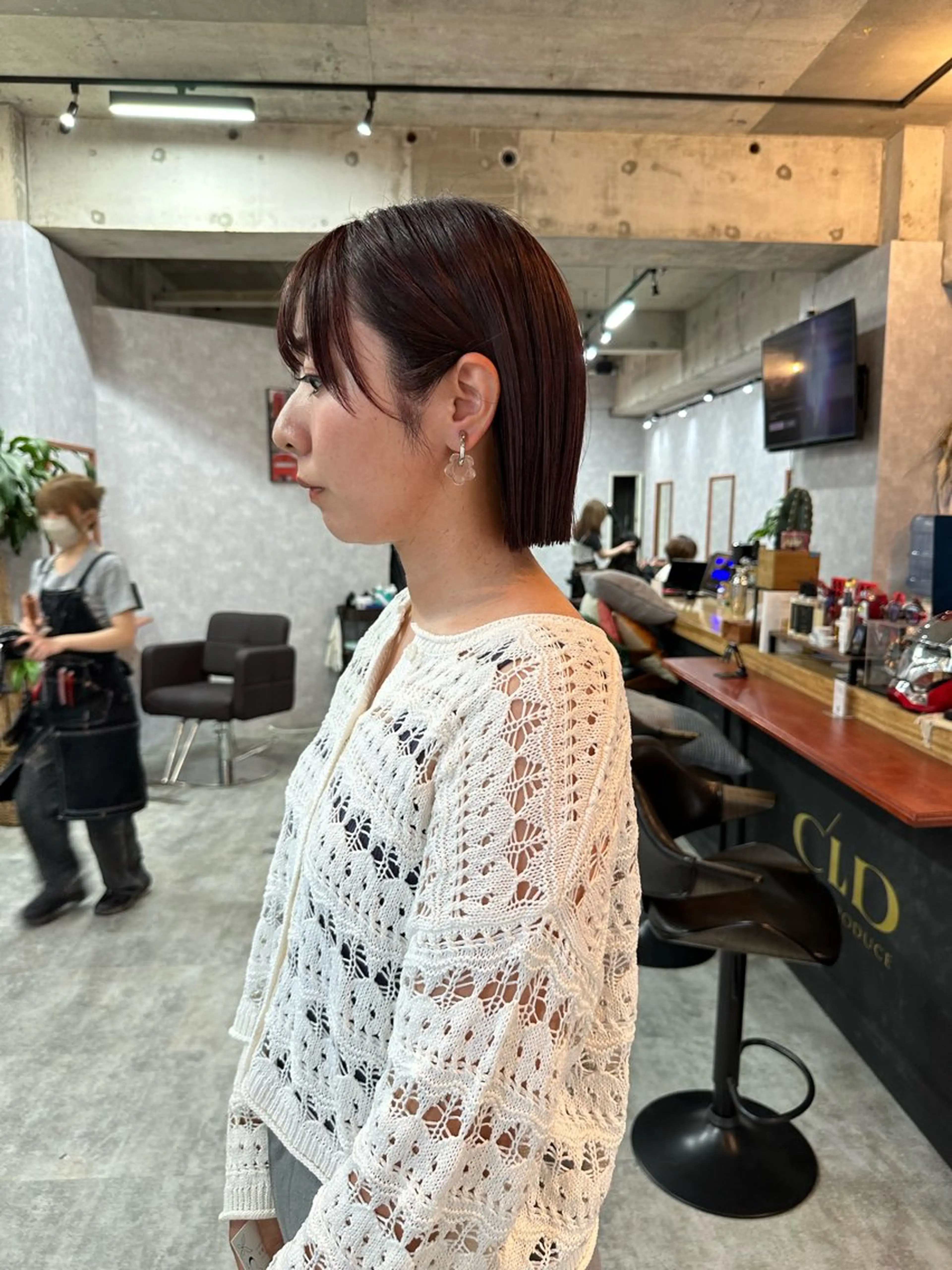 ショート 切りっぱなしボブ ショートボブ ハンサムショート 丸みショート ボブ モテ髪/ボブ/ショー ト/アダチフウトのヘアスタイル