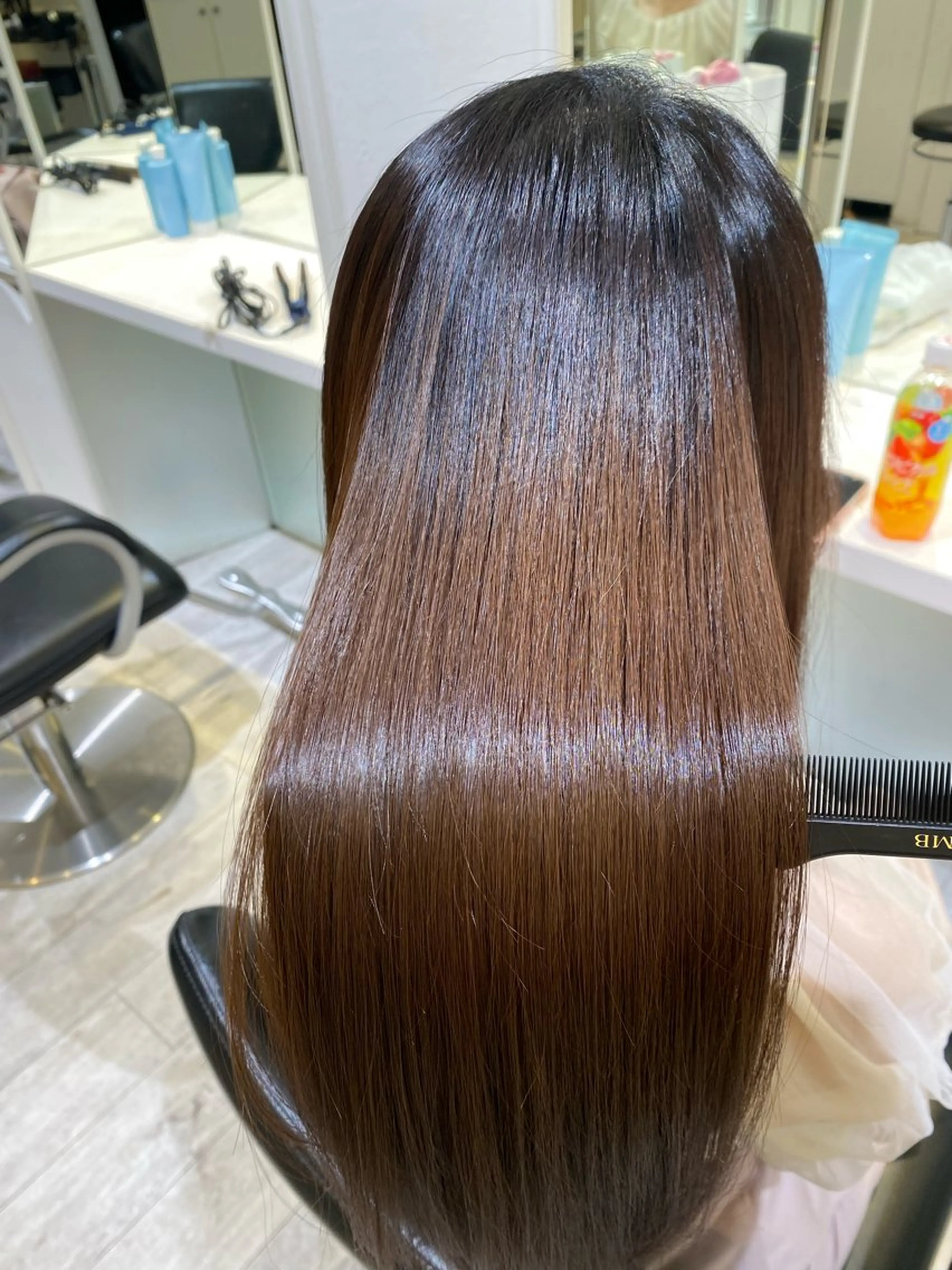 セミロング カット 縮毛矯正 💎髪質改善/縮毛矯 正特化💎鈴木一寿のヘアスタイル