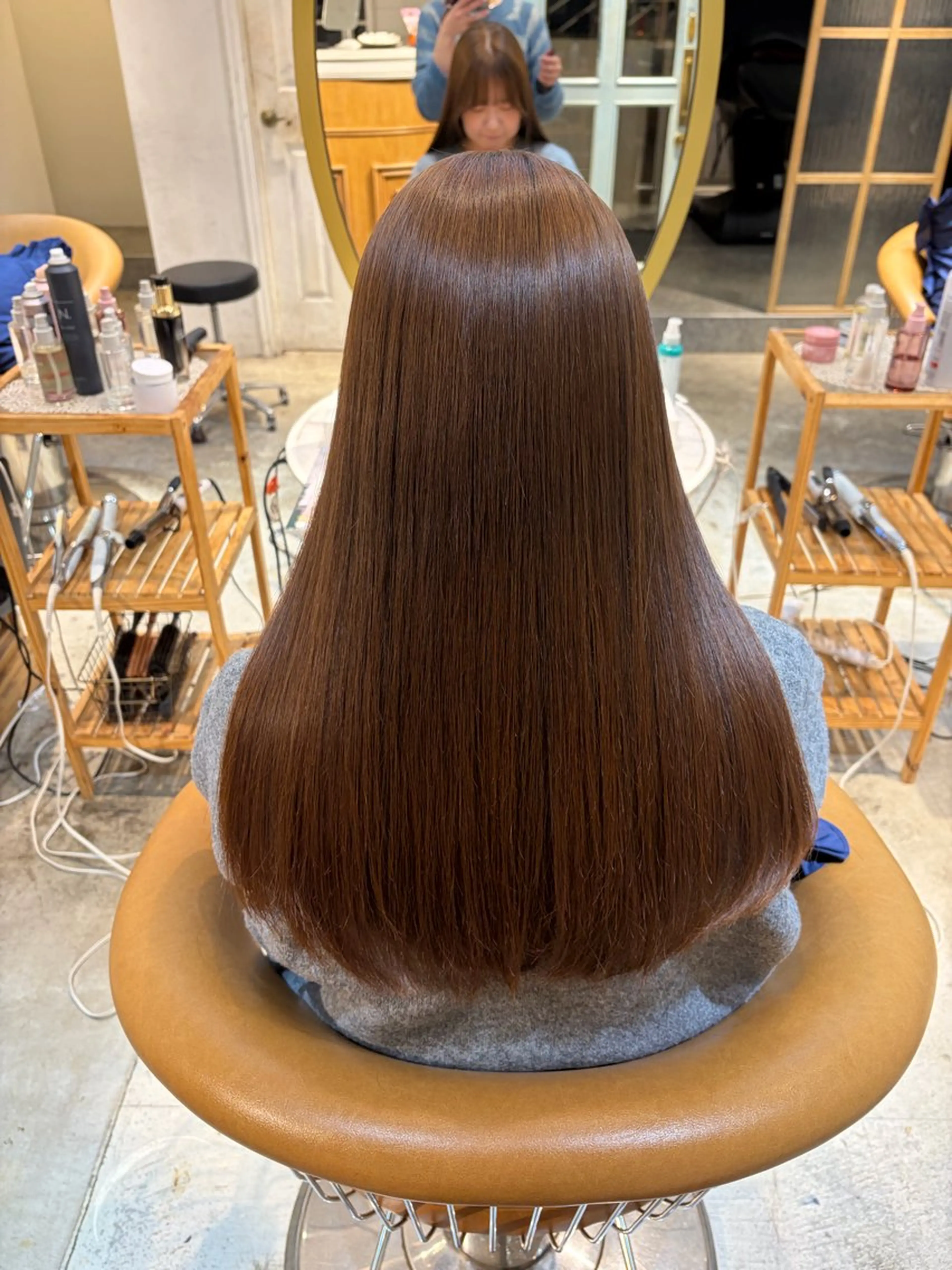 ロング 髪質改善 縮毛矯正 カット ヘアカラー トリートメント ヘアセット 髪質改善/ボブ /韓国/erikoのヘアスタイル