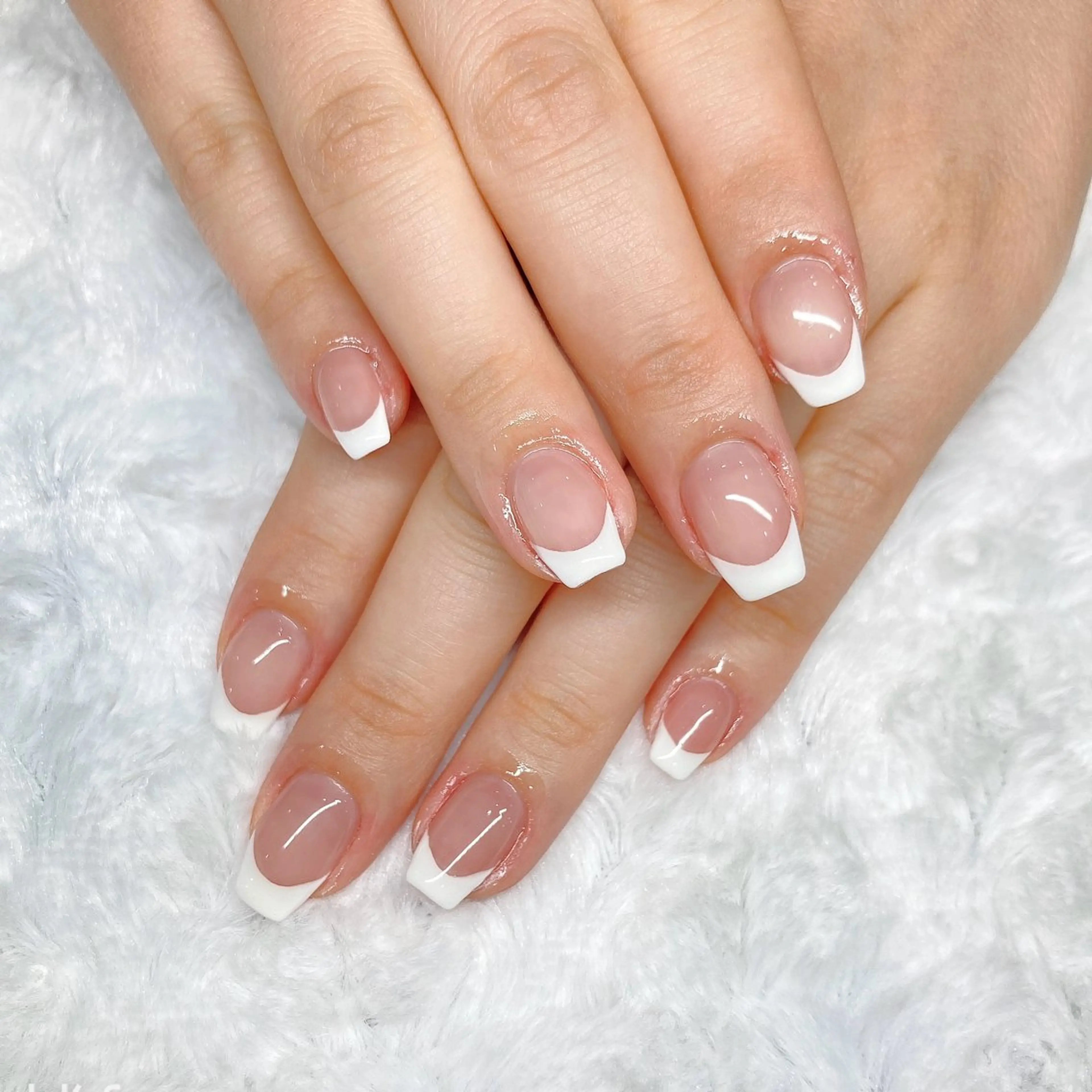 ˳✧ベースカラーなし✧˳ オフなしフレンチ🤍　　　　　　　　　　　　☑️リピーター様+1.500円の写真