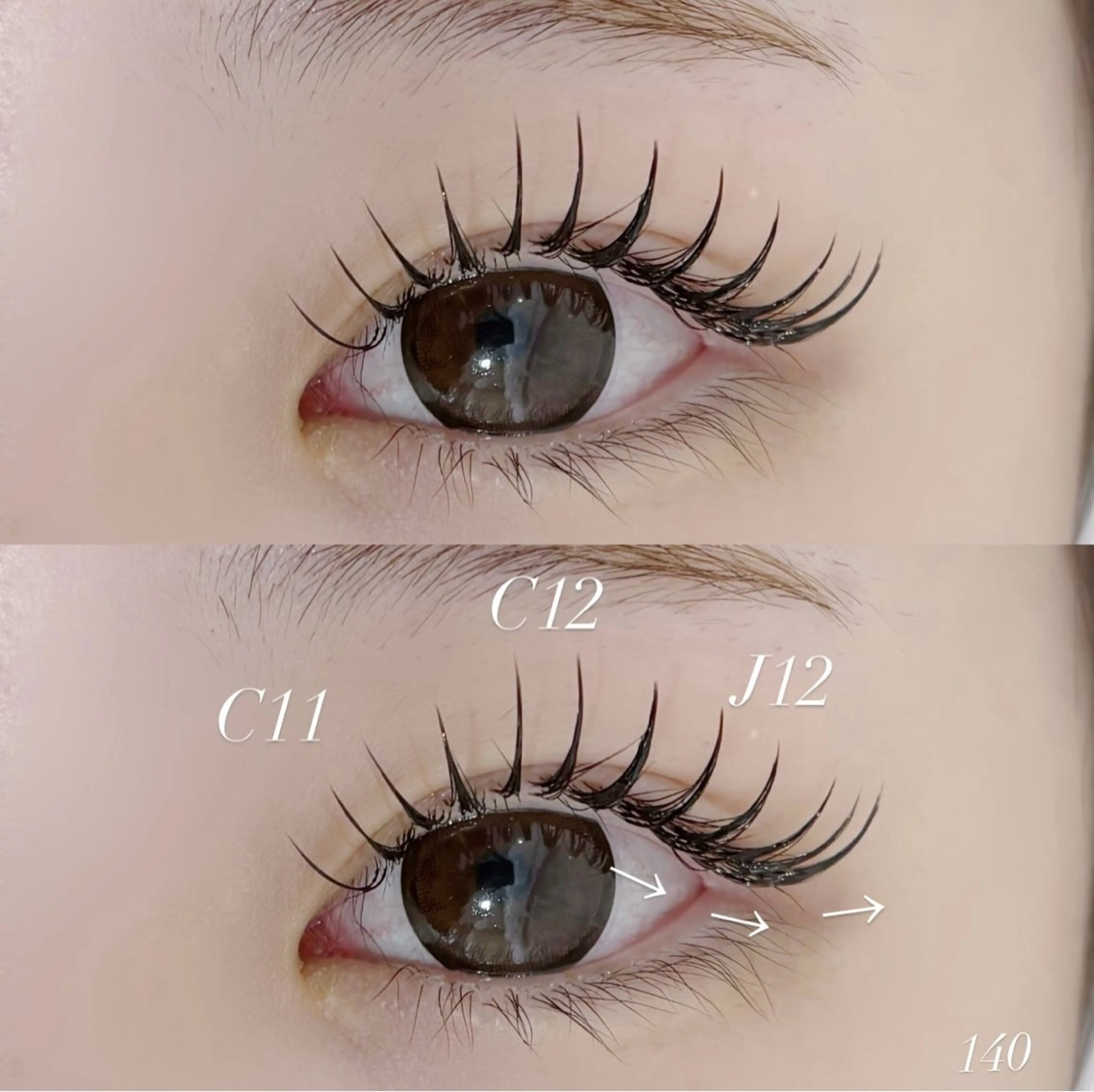 マツエク・マツパ EYELA YUKAのマツエク・マツパデザイン