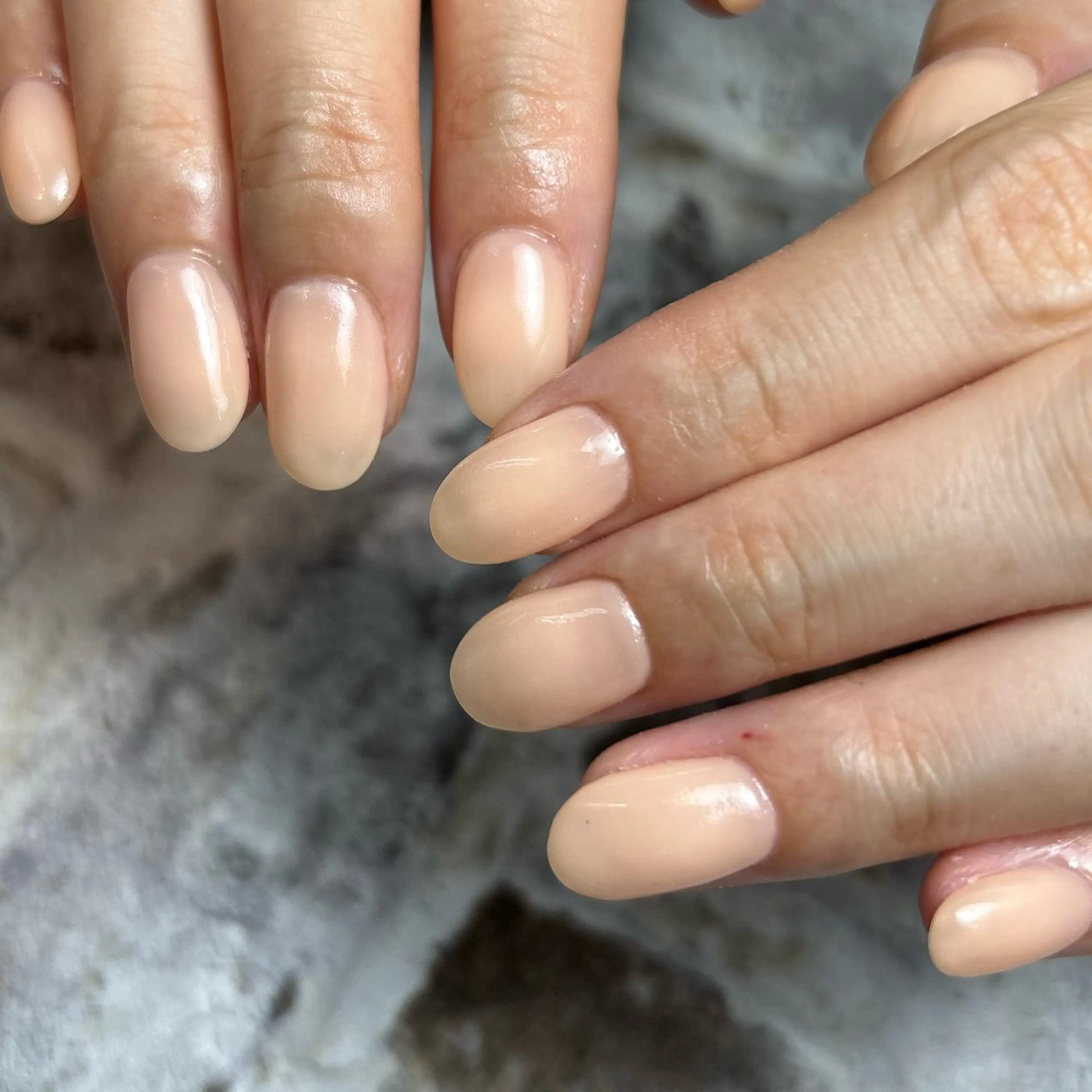 ネイル ワンカラーネイル 東十条muumii ネイルまつ毛のネイルデザイン