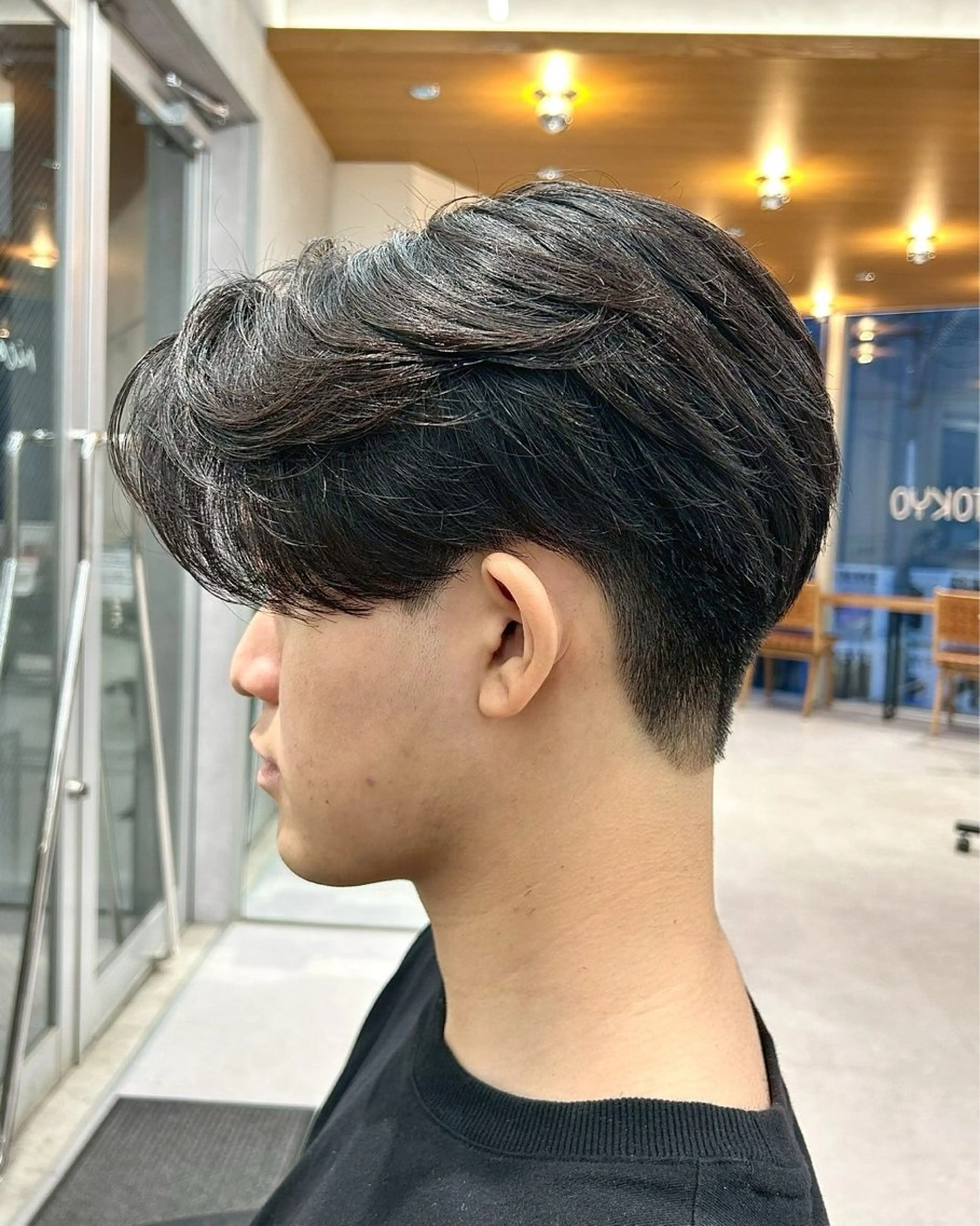 パーマ メンズ カット パーマ トリートメント ヘアセット 表参道/スパイキー ショート/マッシュのヘアスタイル