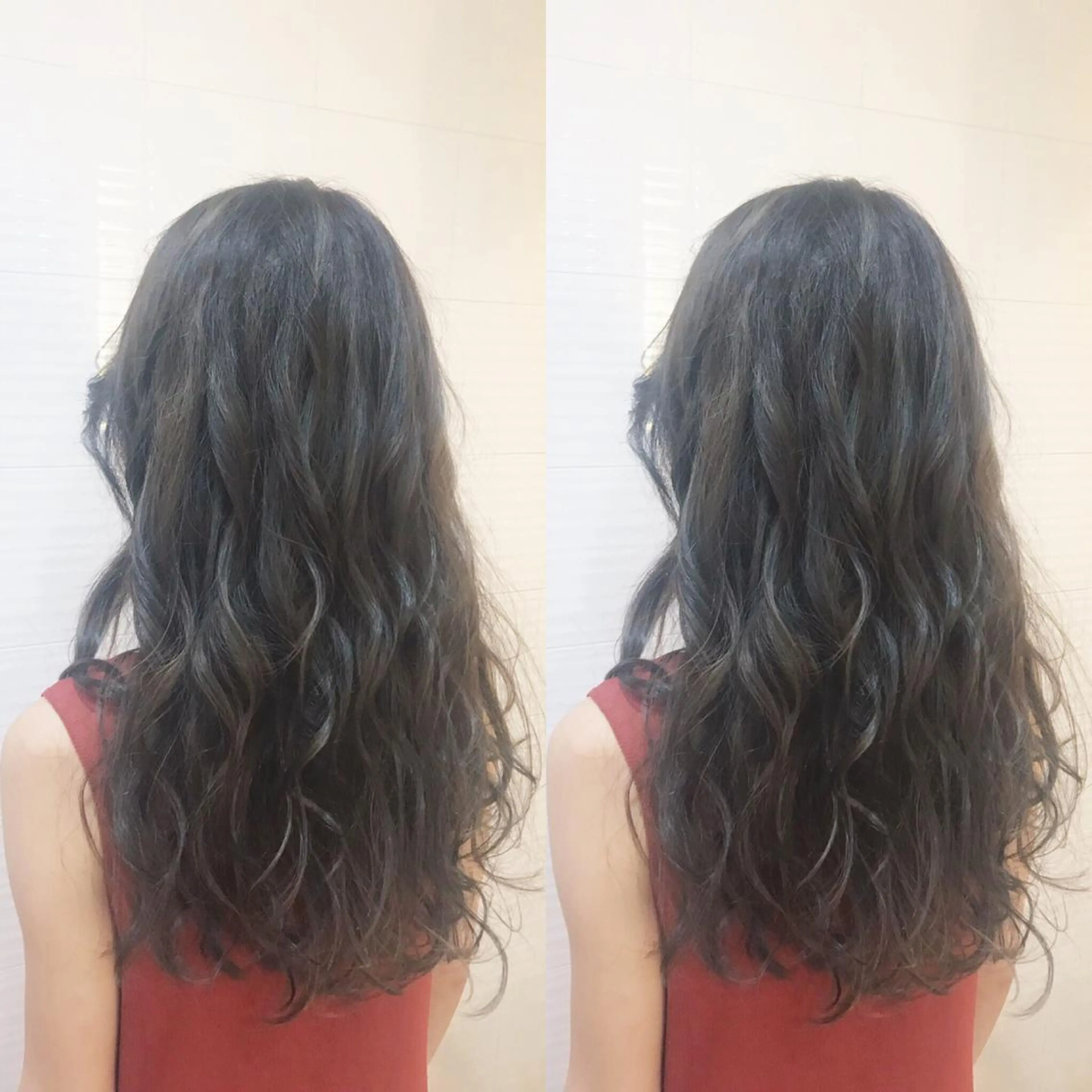 セミロング 外国人風カラー ハイライト 綺麗な髪質にしたい方 限定🌈清水　祥のヘアスタイル