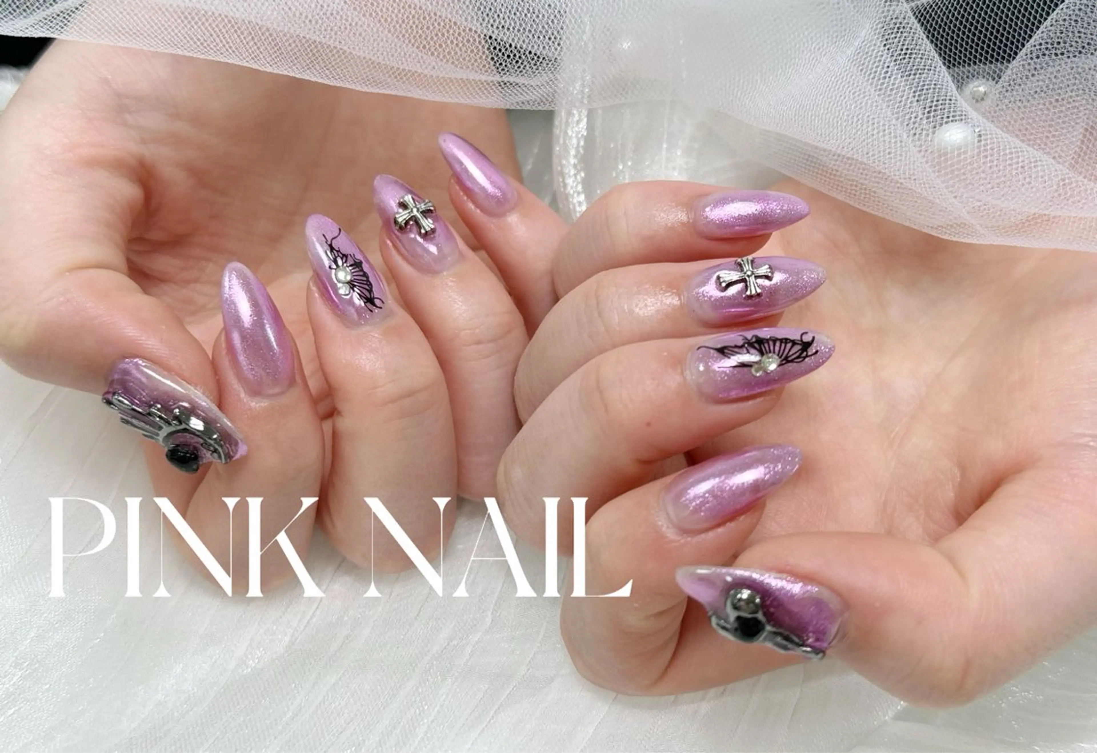 ネイル ハンドネイル pink nailのその他イメージ