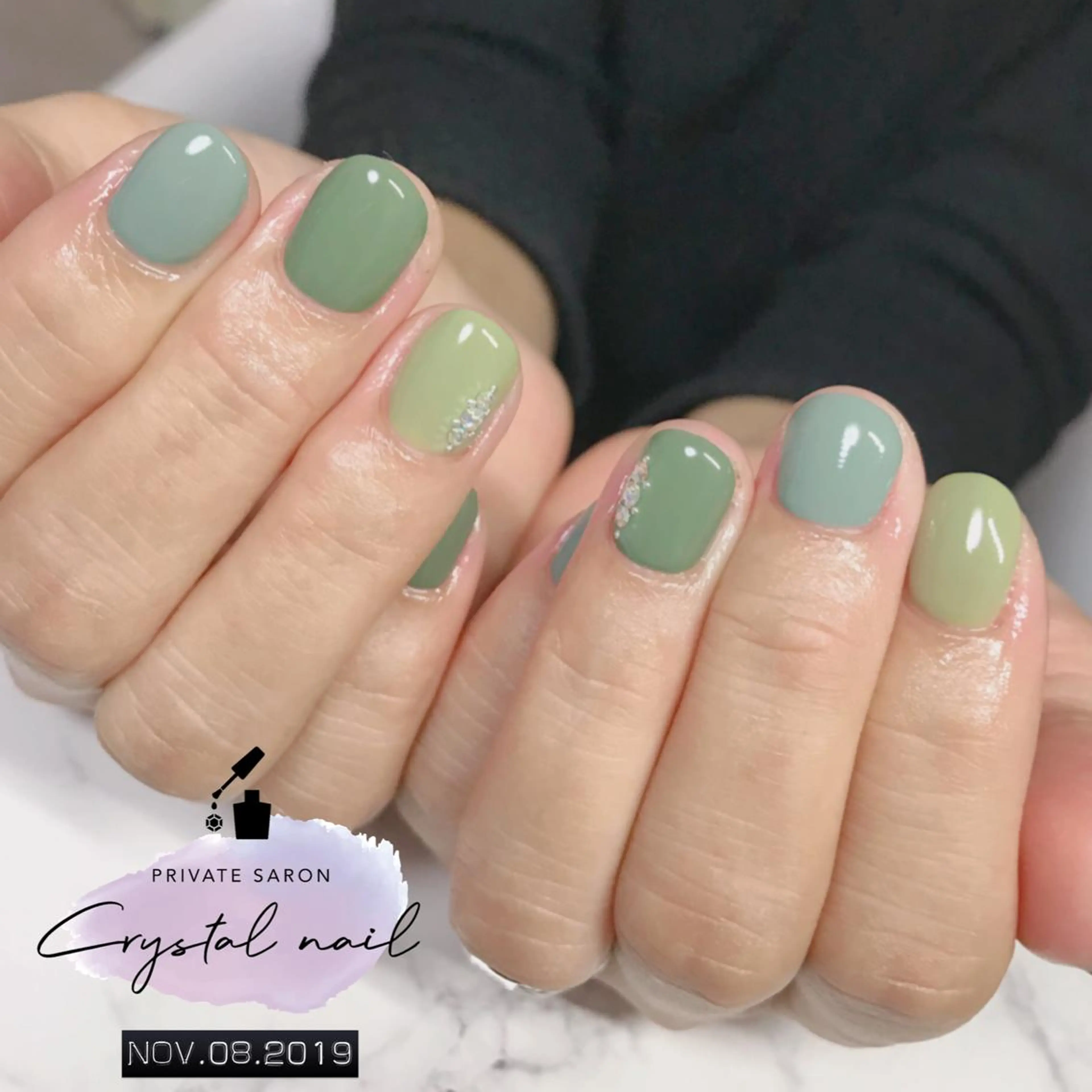 ネイル グラデーション ハンドネイル SCENERY NAILのネイルデザイン