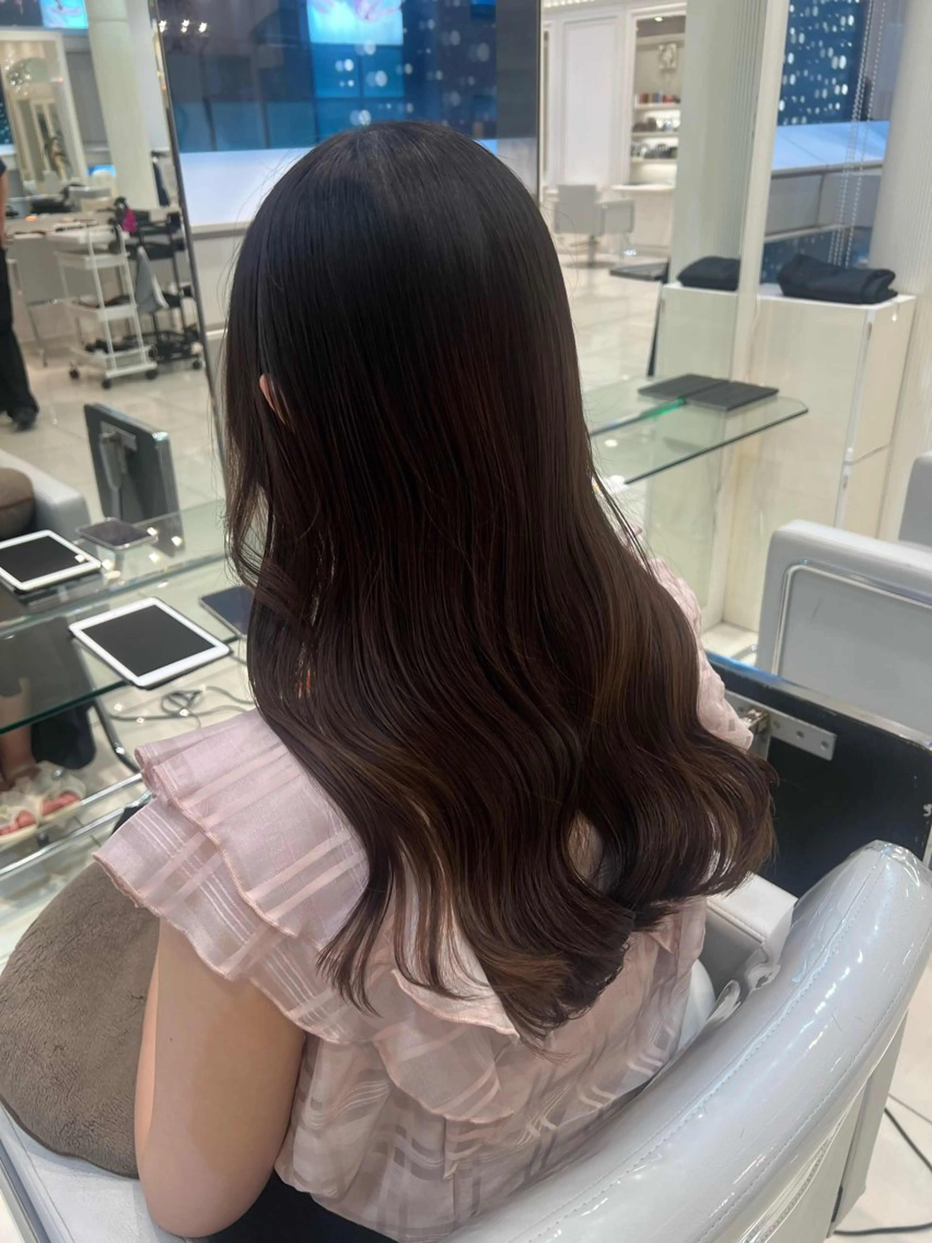 ロング 銀座/カラー 🎀momo🎀のヘアスタイル