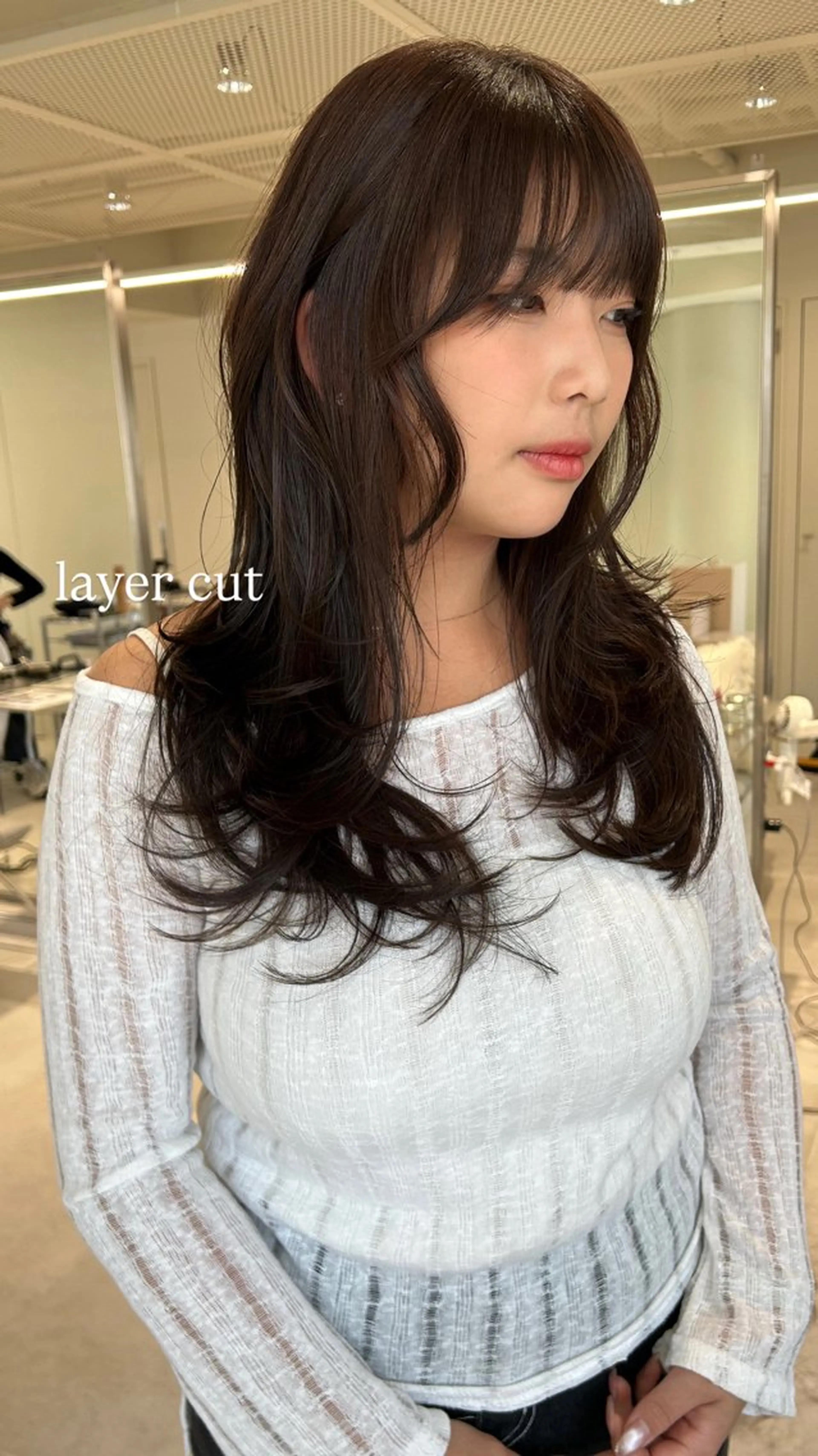 ロング カラー レイヤーカット カット ヘアカラー 海外レイヤー /NAGISAのヘアスタイル