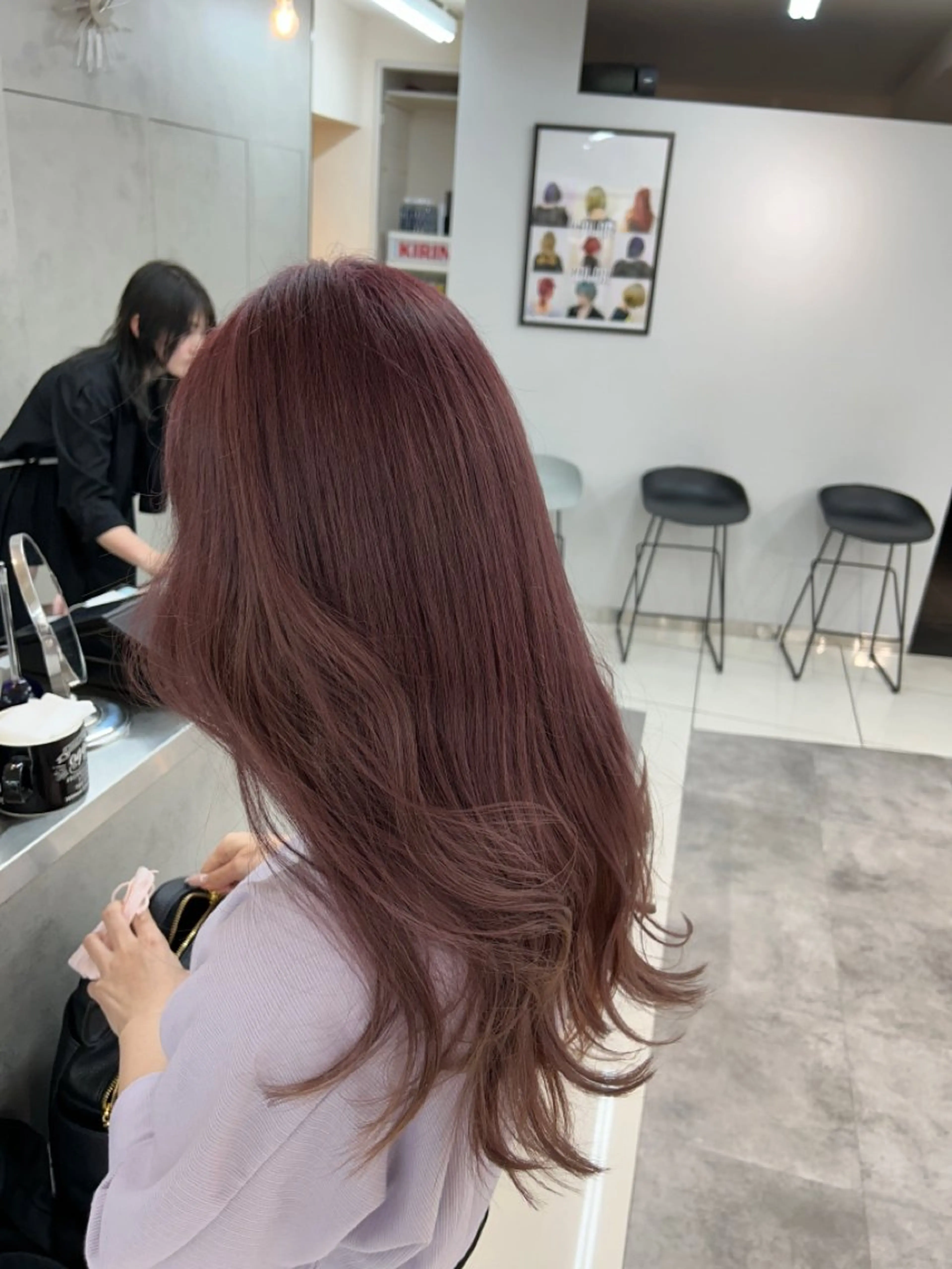 ロング くびれボブレイヤー 渋谷/kougaのヘアスタイル