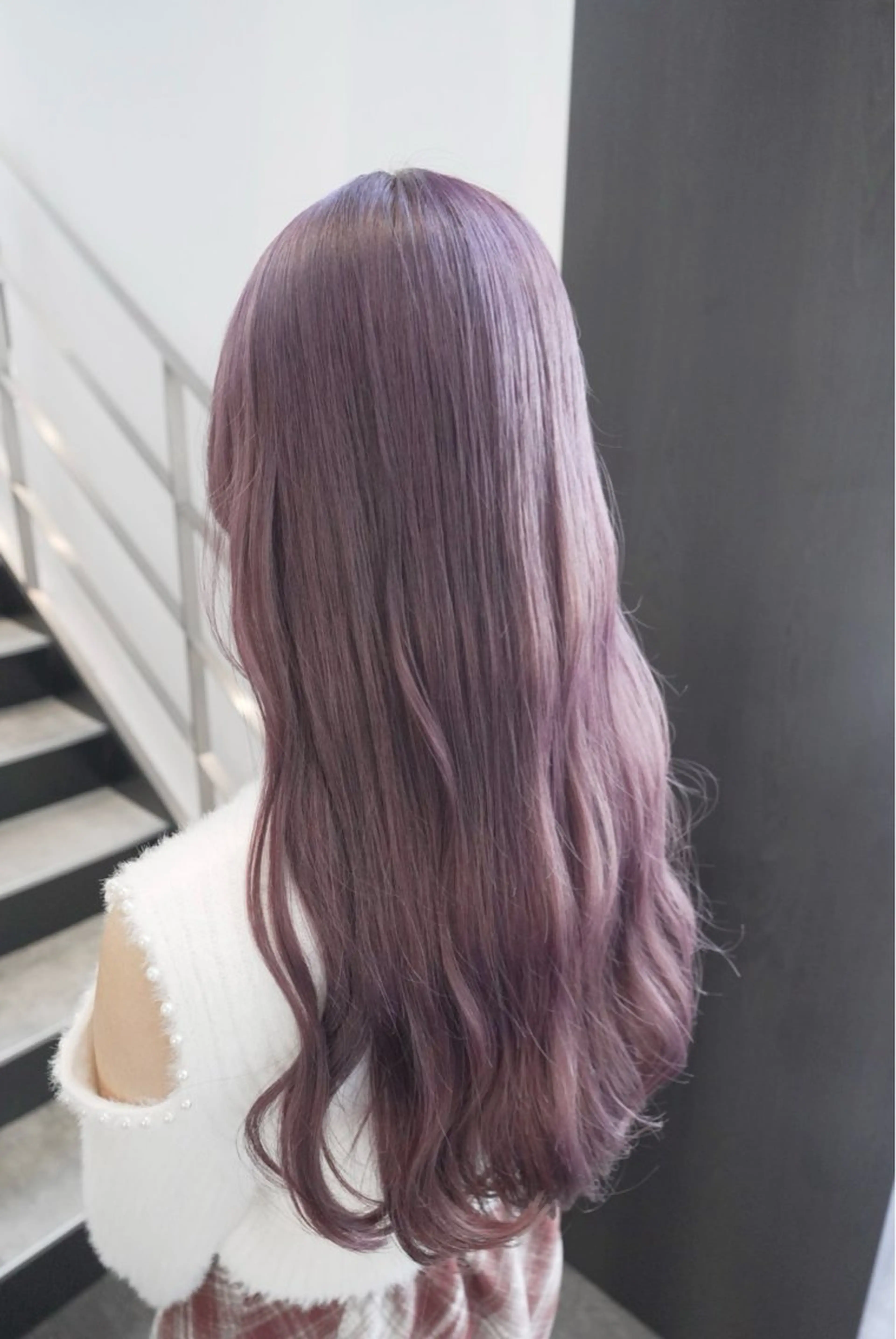 ロング カラー ラベンダーカラー yoshi ☆のヘアスタイル