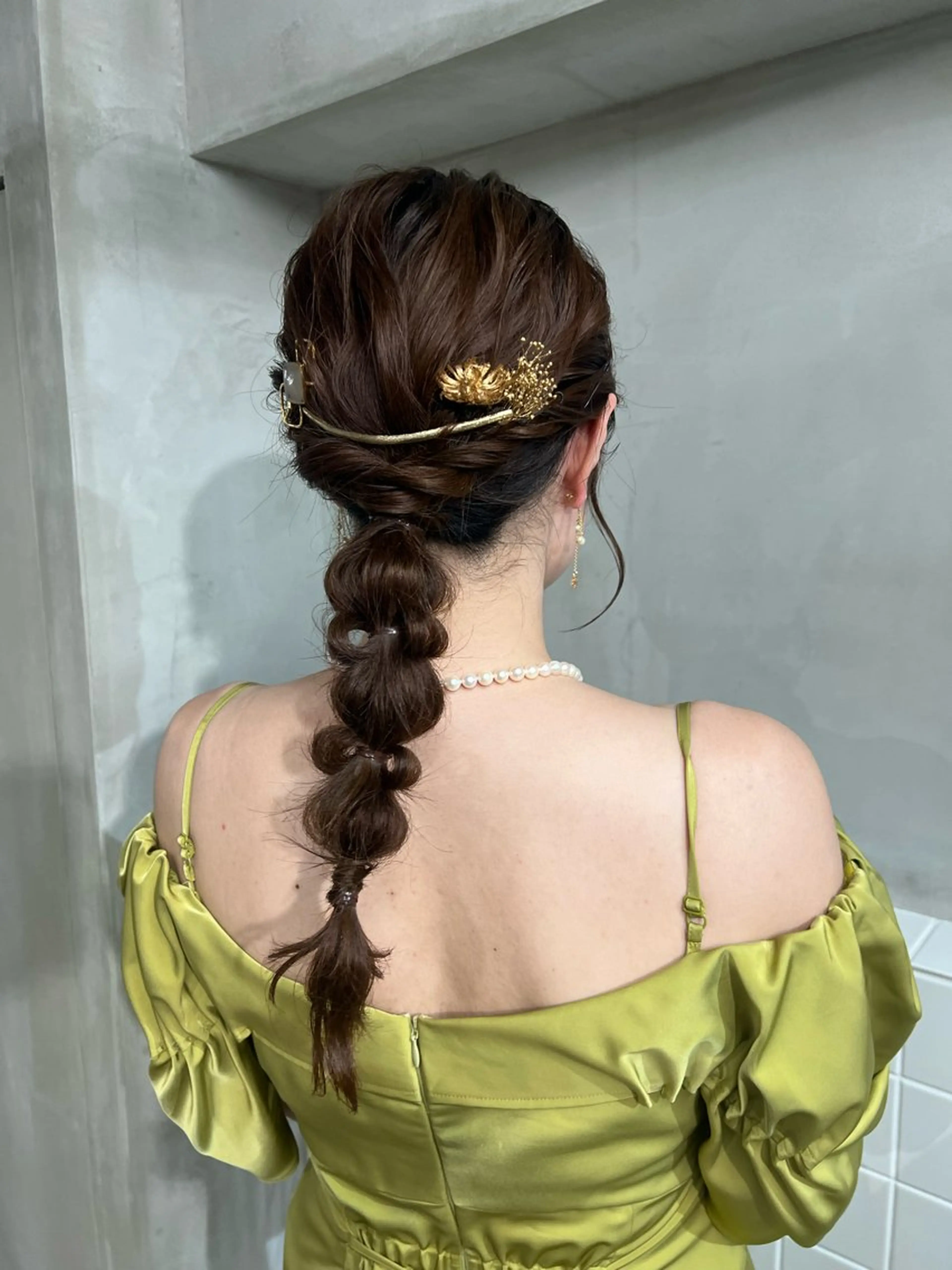 セミロング ヘアセット RINA 【Loem】のヘアスタイル