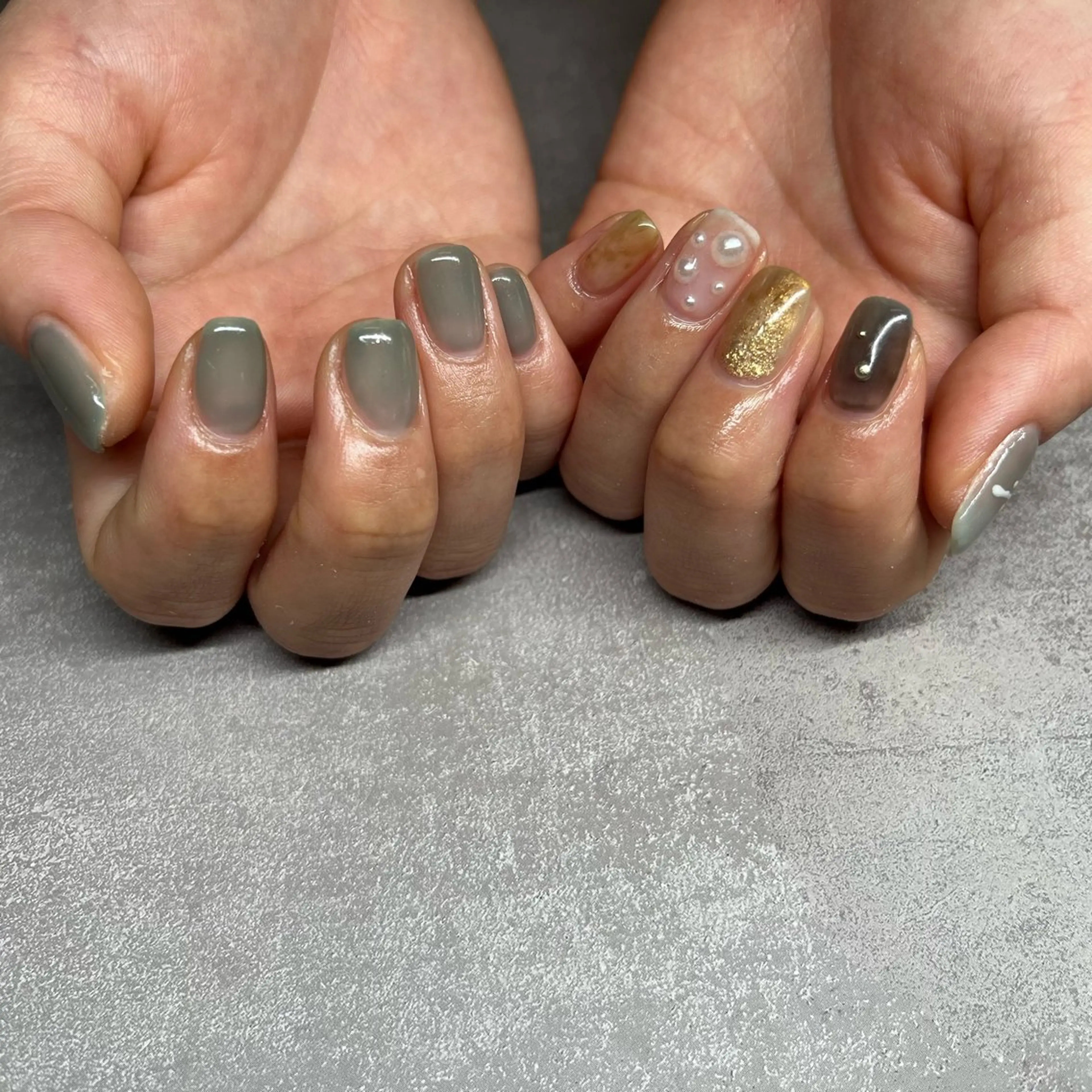 ネイル ハンドネイル Daywithout Anythingのネイルデザイン