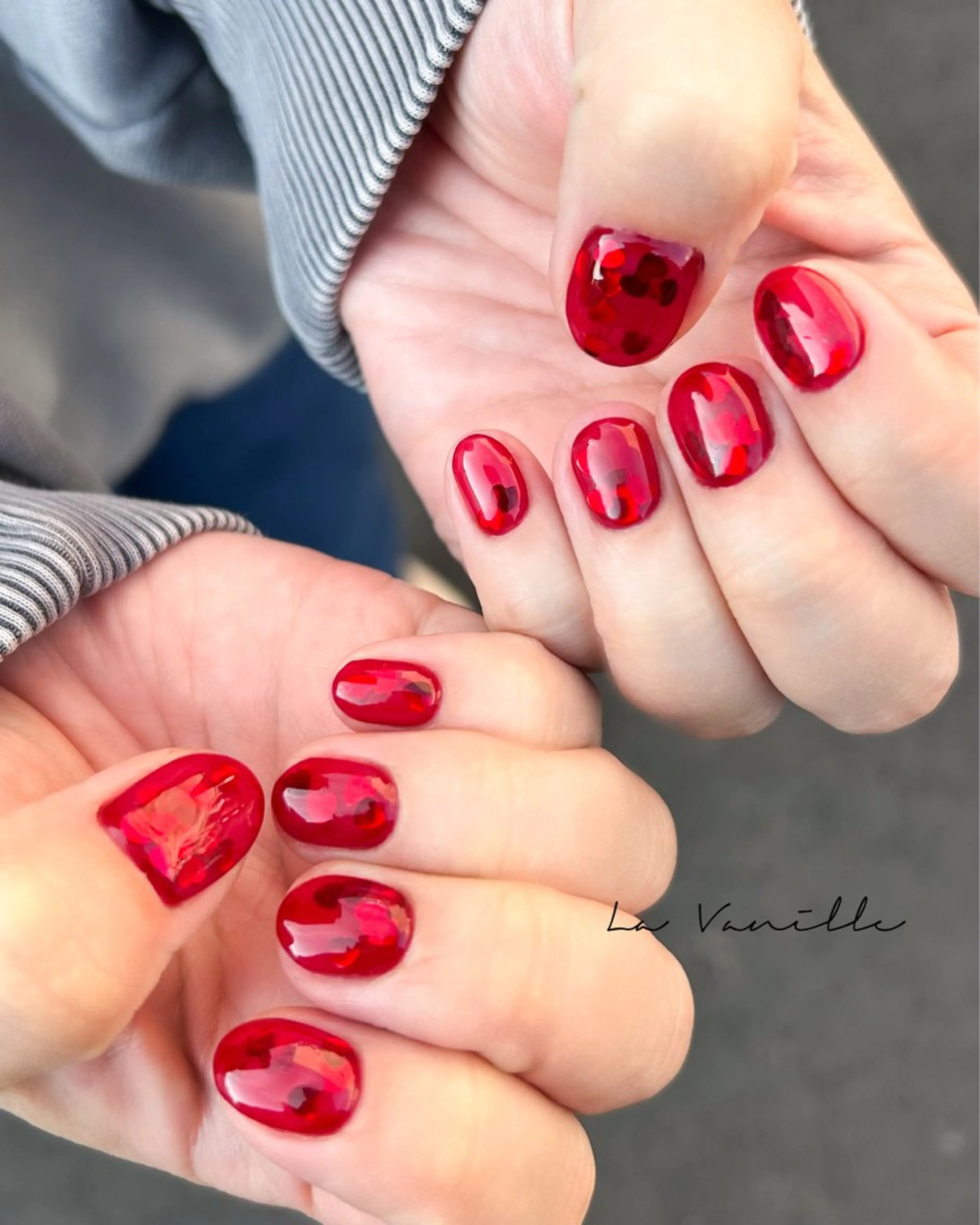 ネイル ショートネイル LaVanille 🌵Senkoのネイルデザイン