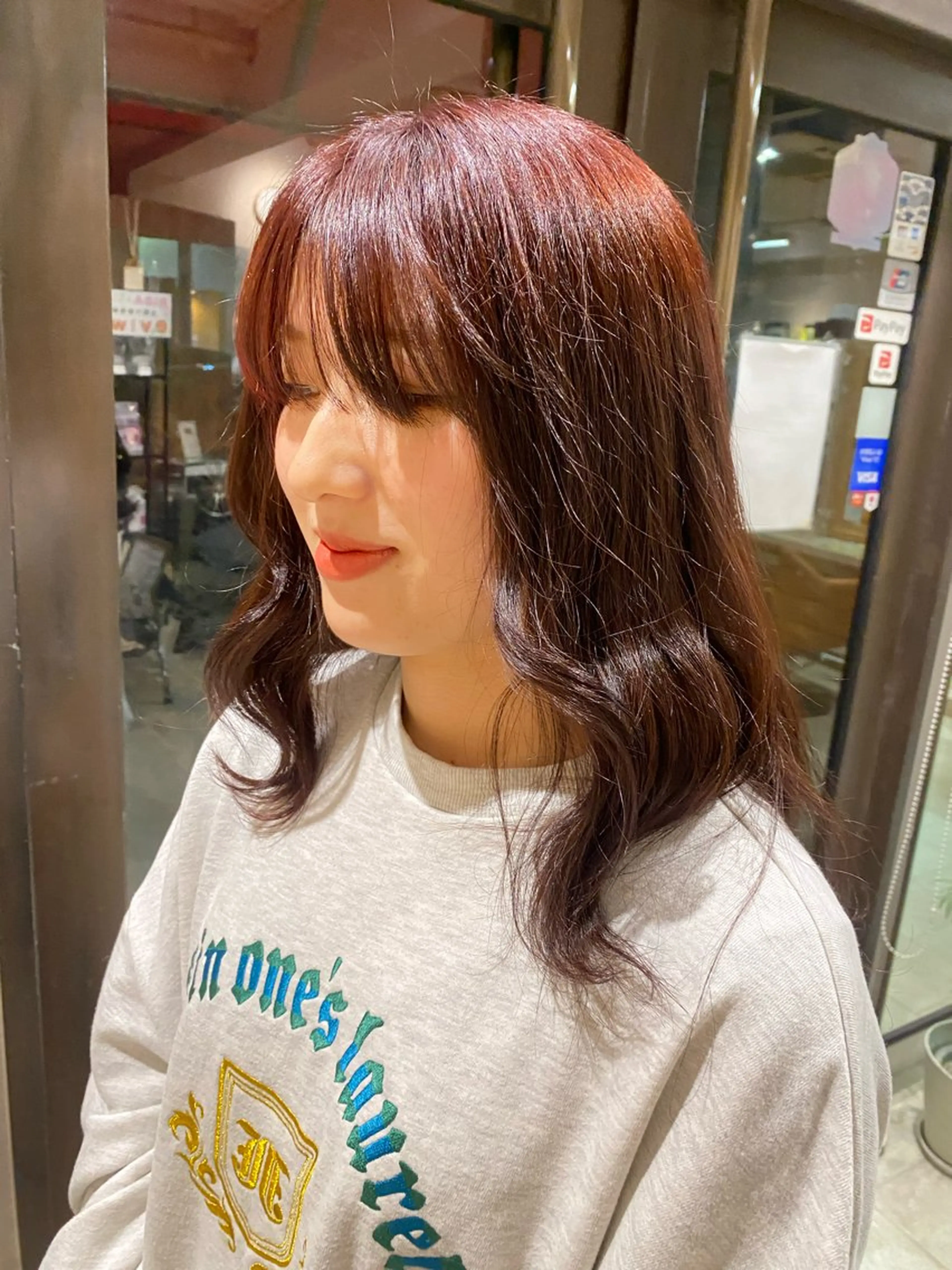 ミディアム ヘアカラー トリートメント rika 🪄透明感/艶髪のヘアスタイル