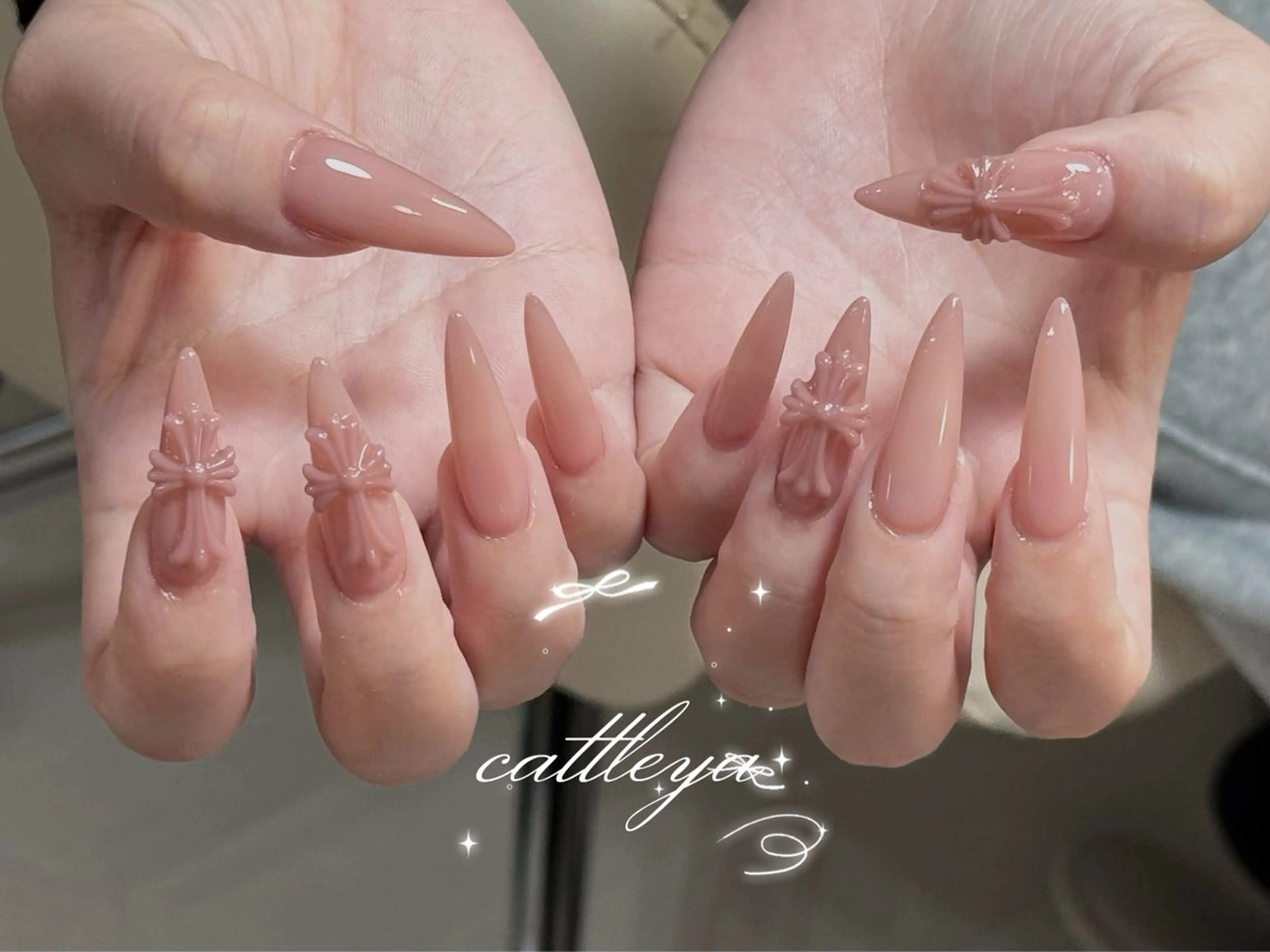 ネイル 持ち込み ハンドネイル ˖⊹Cattleya 吉祥寺♡˖ ⊹のネイルデザイン