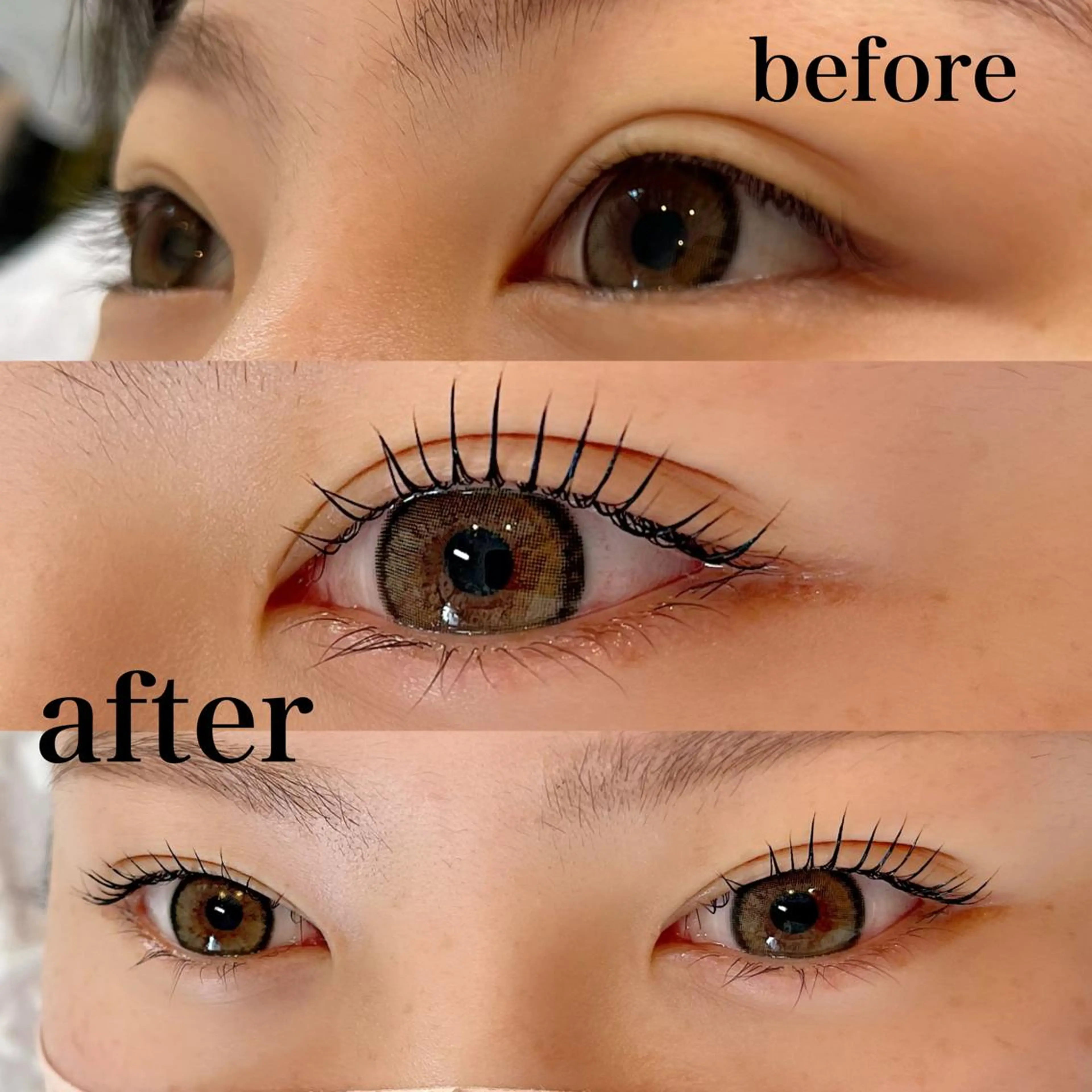 ケア＋ラッシュリフトの写真