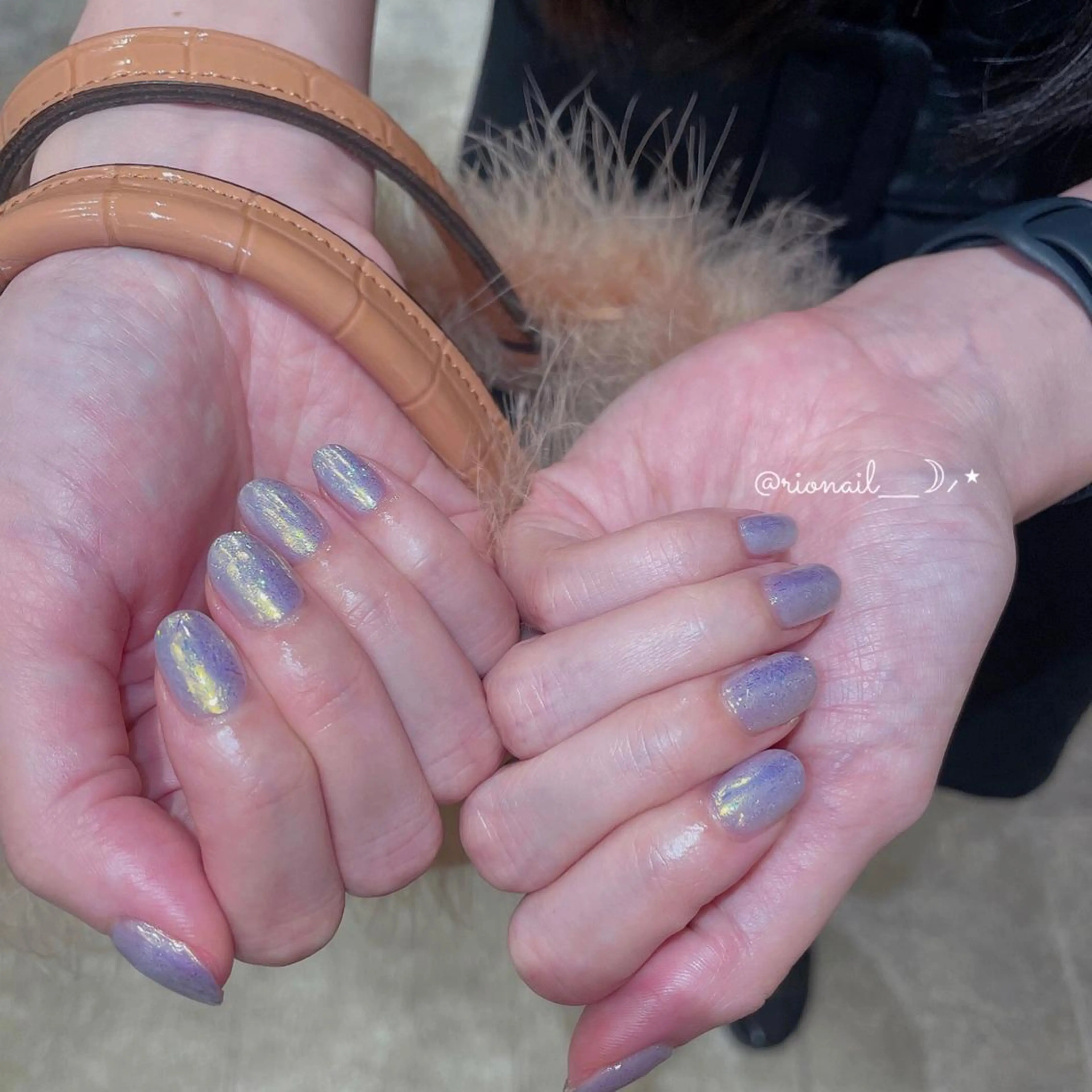 ネイル アートネイル 𝘙𝘪𝘰𝘯𝘢 ...🕯🤍のネイルデザイン