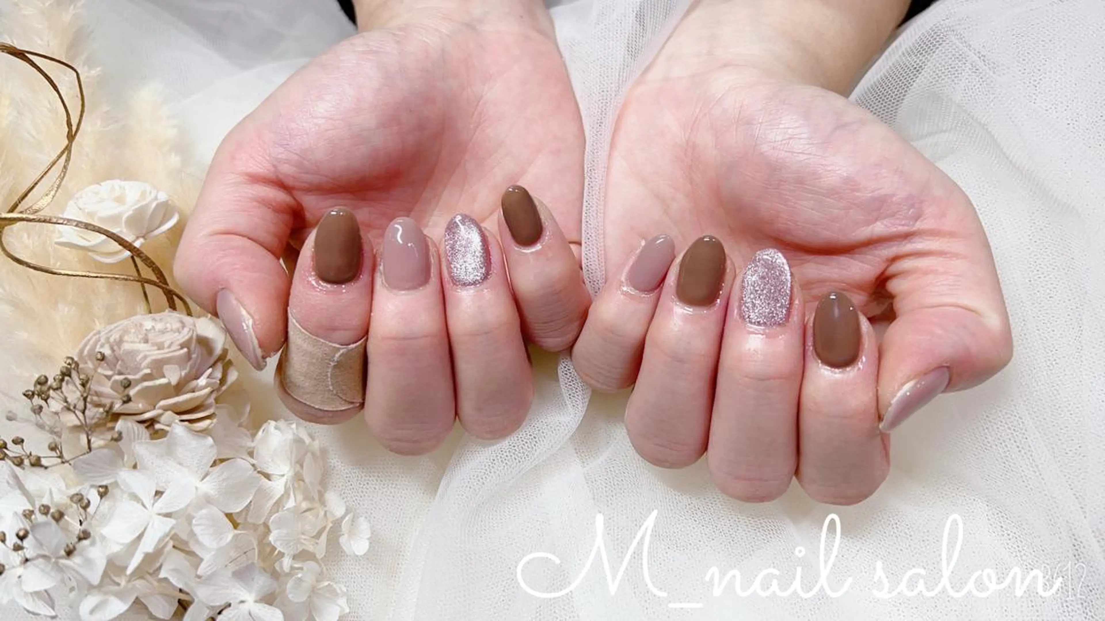 ネイル シンプルネイル M_ nail salonのネイルデザイン