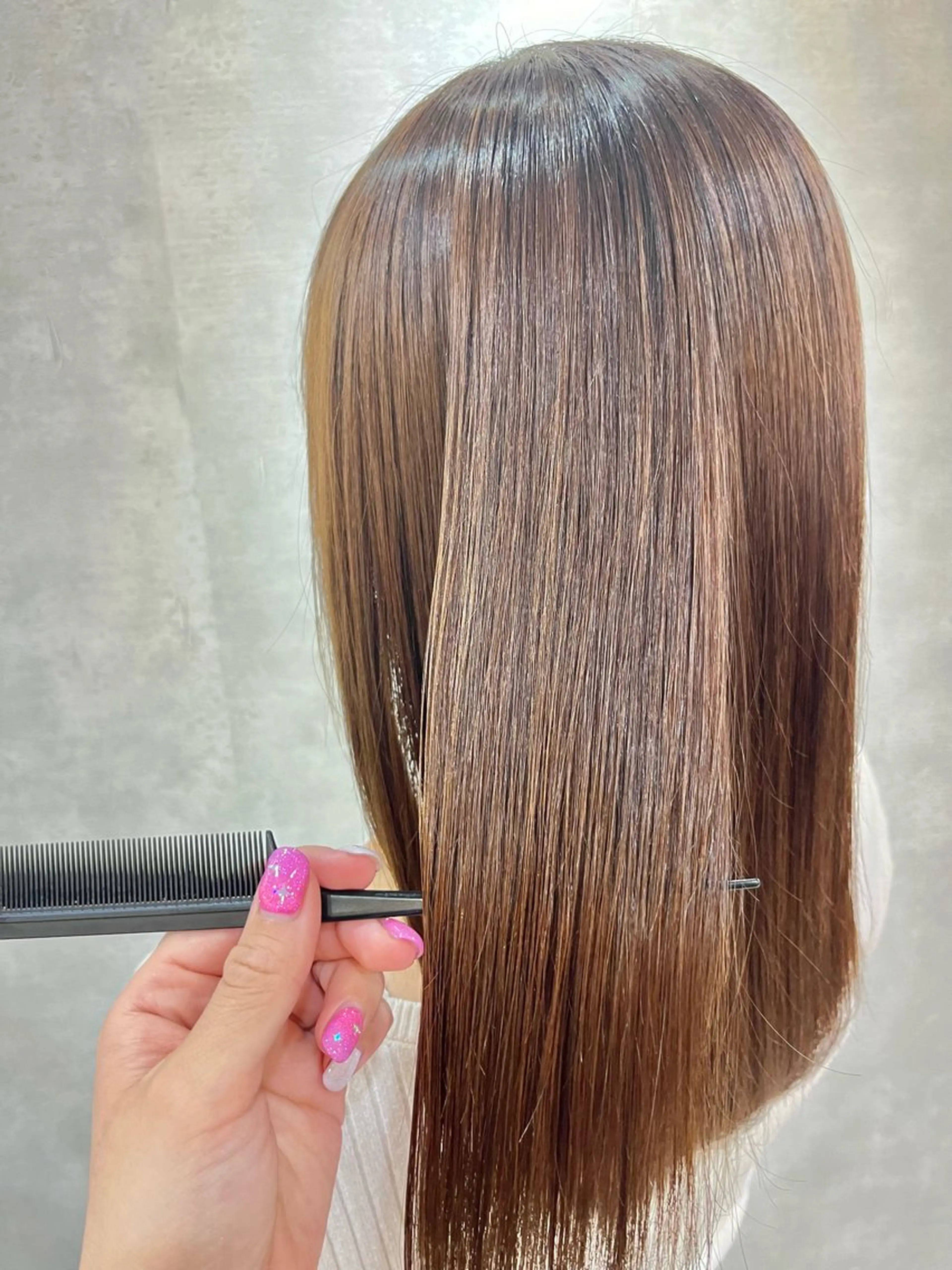 ミディアム 縮毛矯正 トリートメント 🩵REGALO🤍 KAORI🩵水戸のヘアスタイル